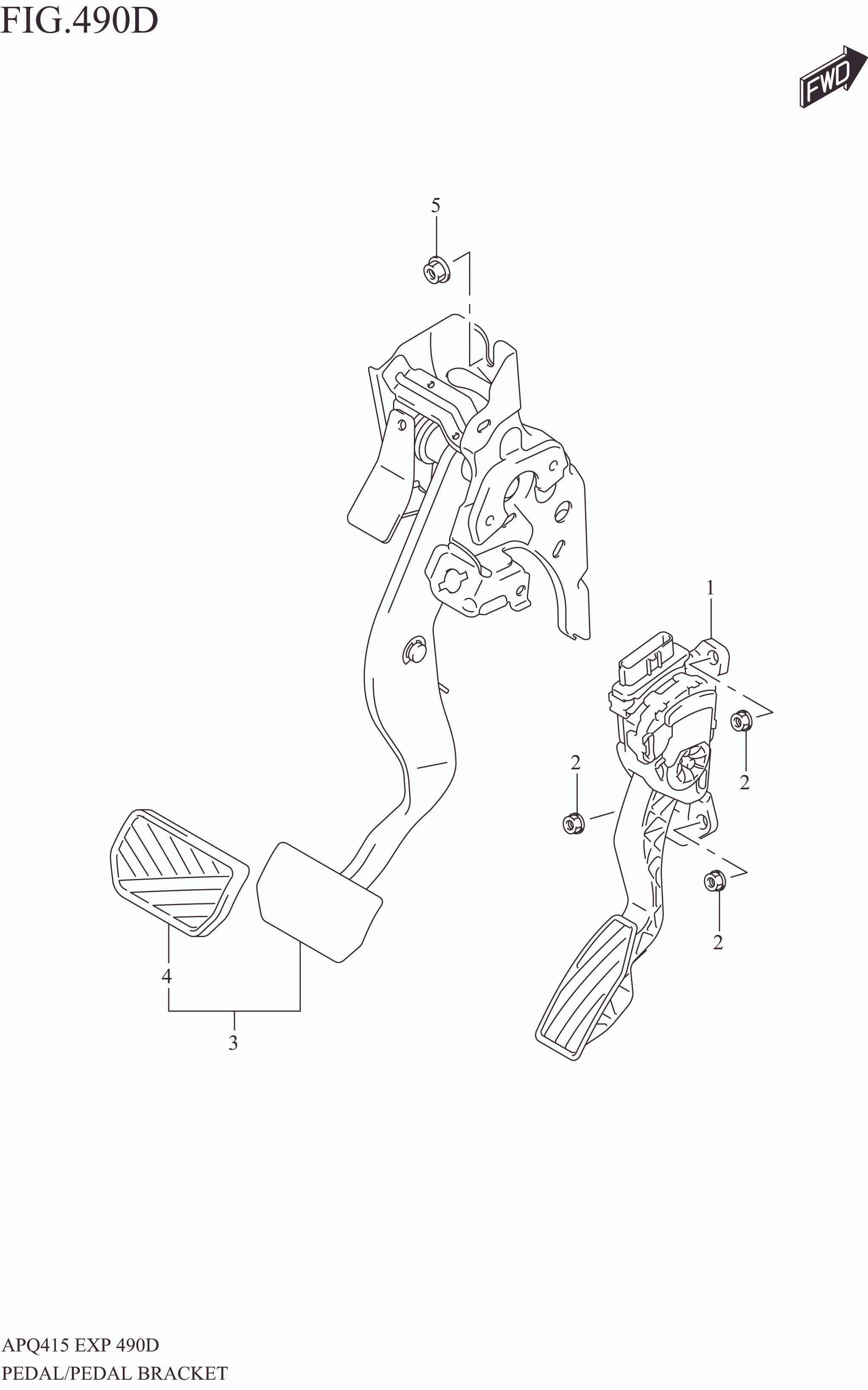PEDAL/PEDAL BRACKET 
