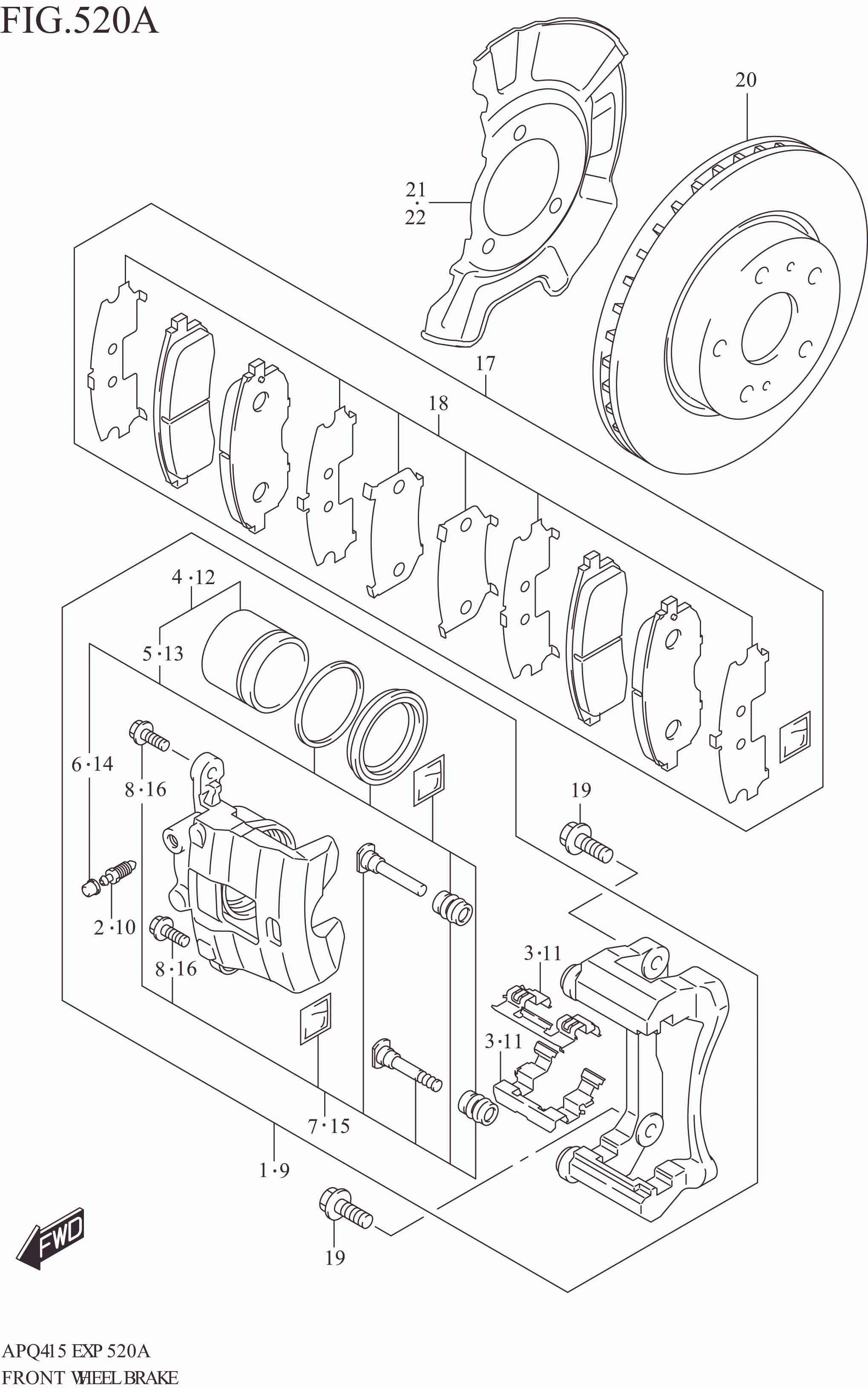 FRONT WHEEL BRAKE
