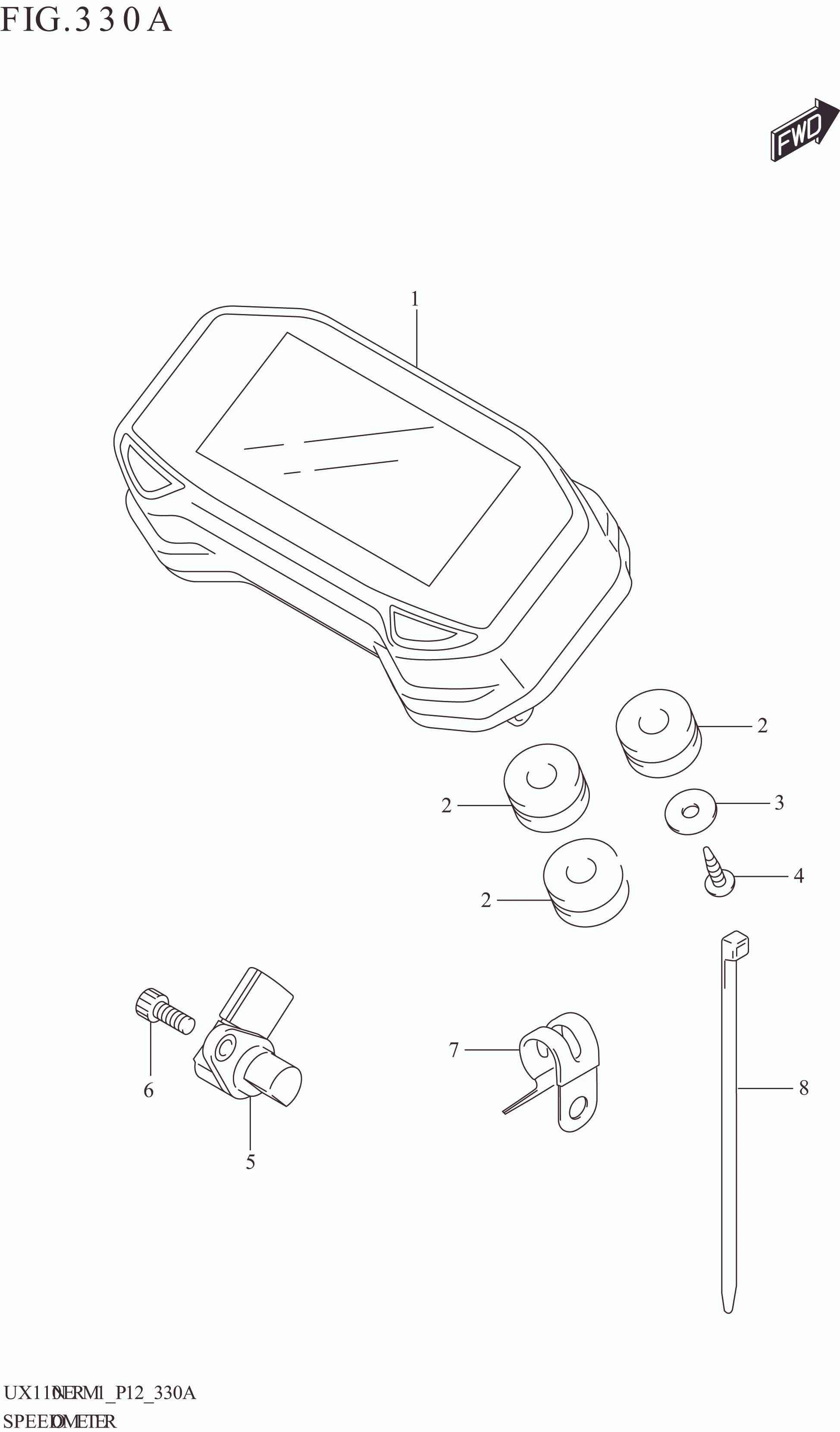 FIG. 330A SPEEDOMETER
