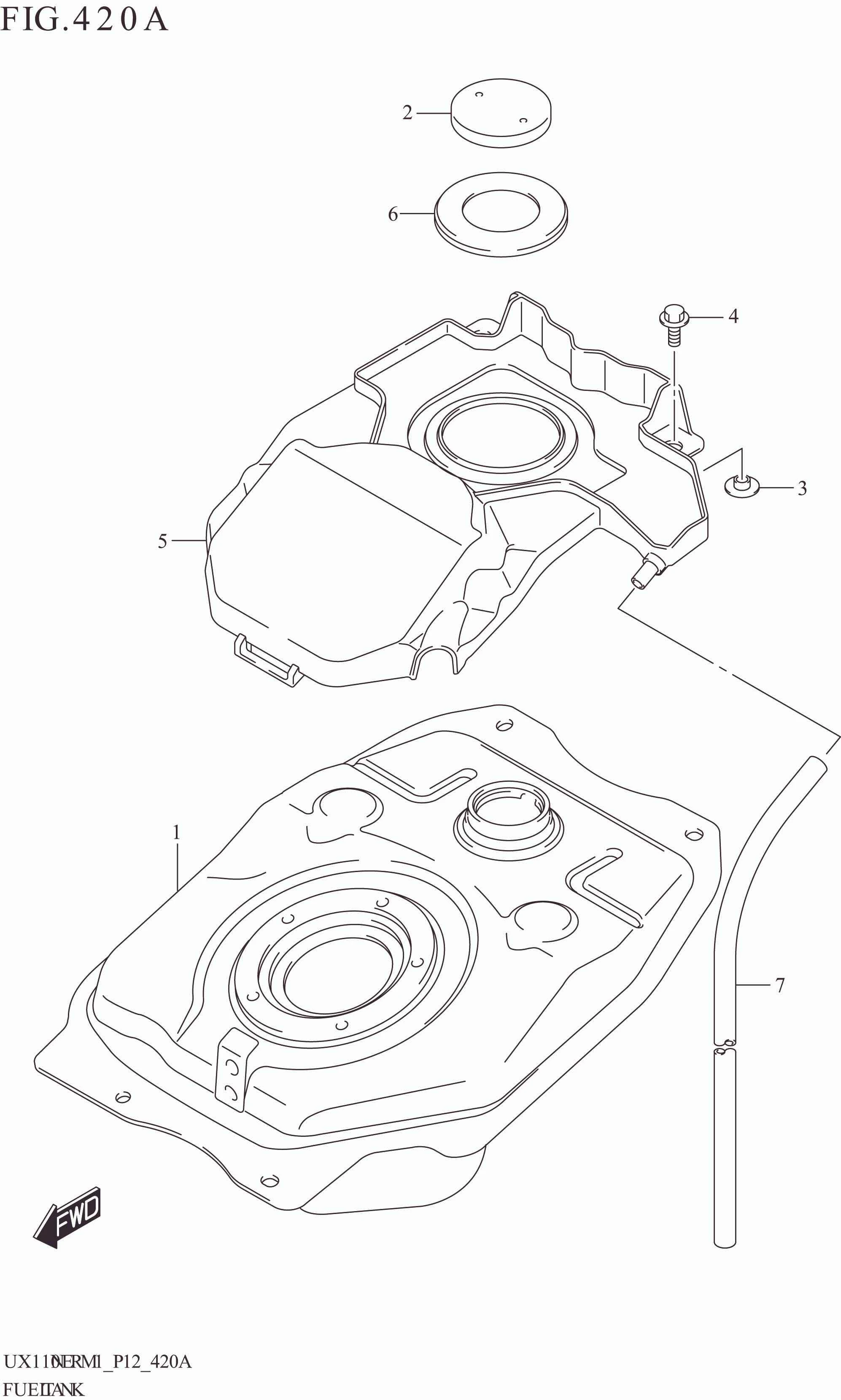 FIG. 420A FUEL TANK