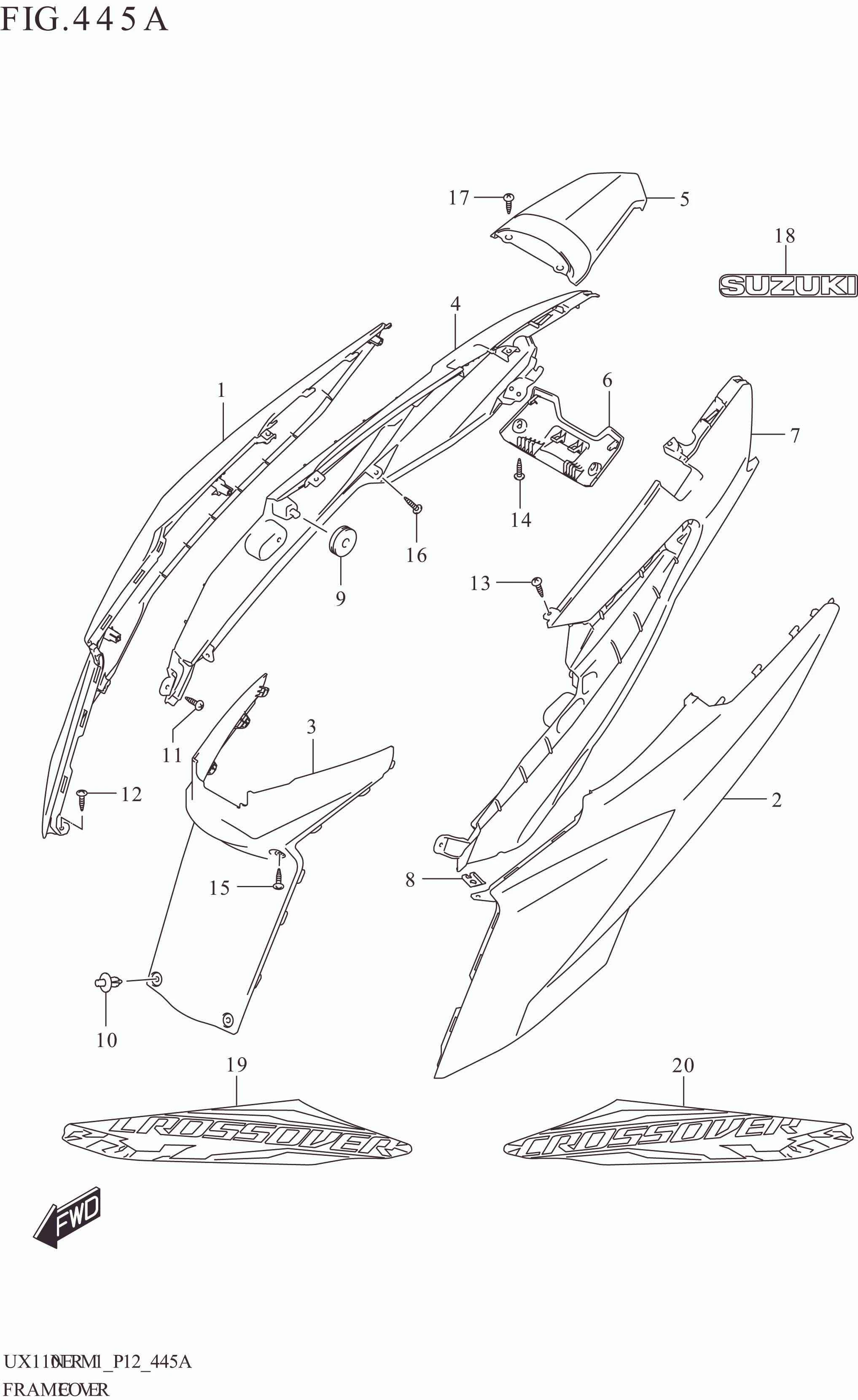FIG. 445A FRAME COVER