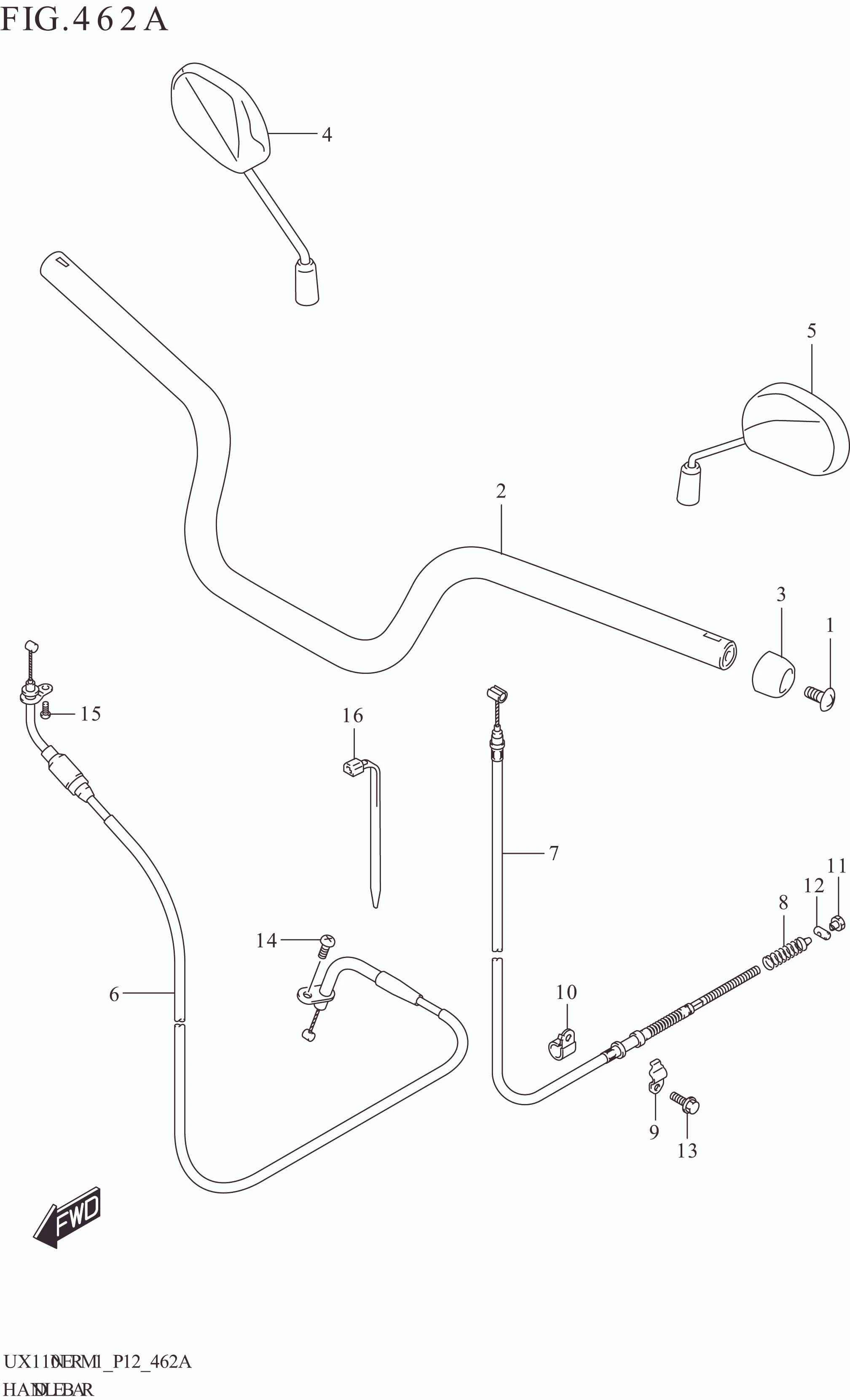 FIG. 462A HANDLEBAR