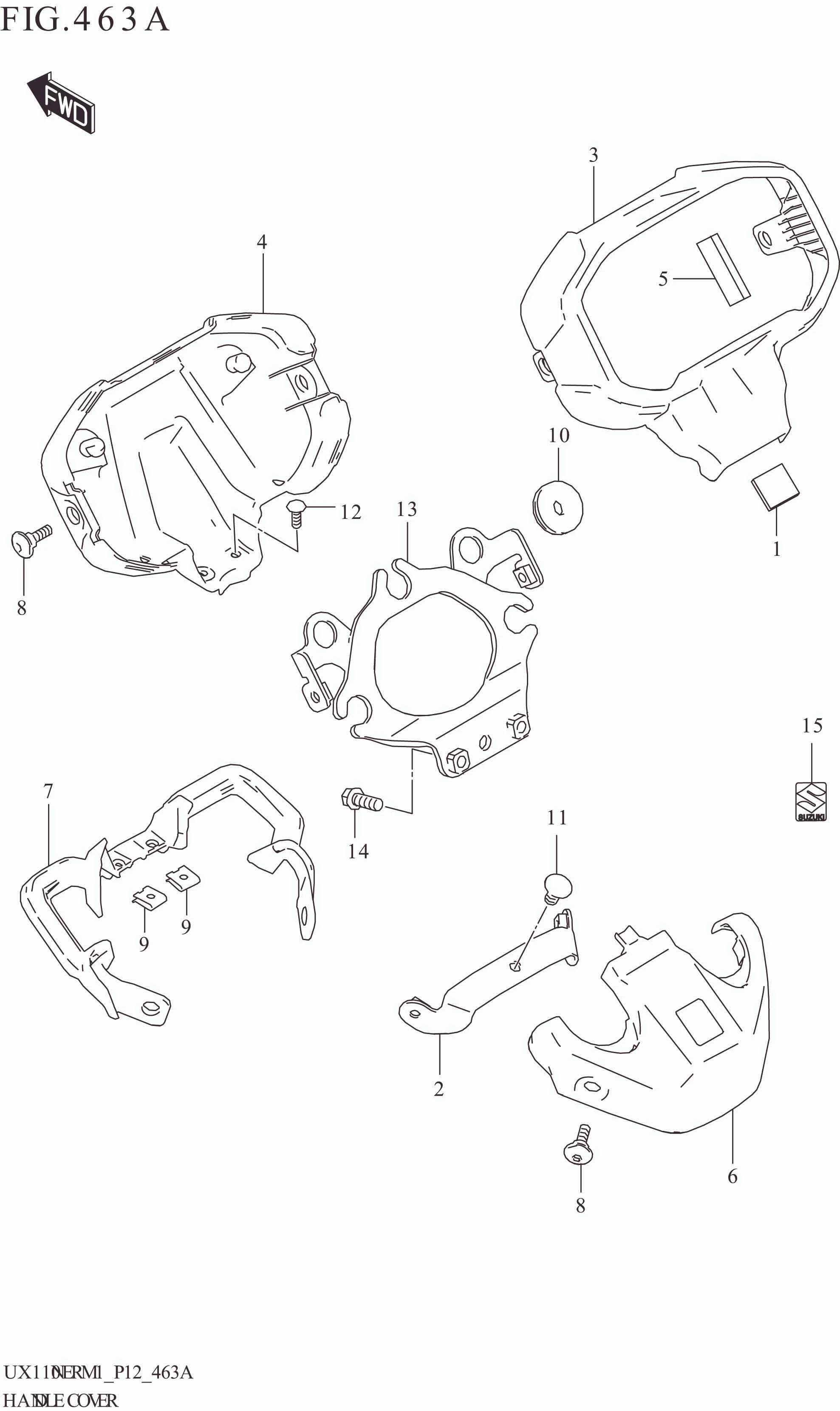 FIG. 463A HANDLE COVER