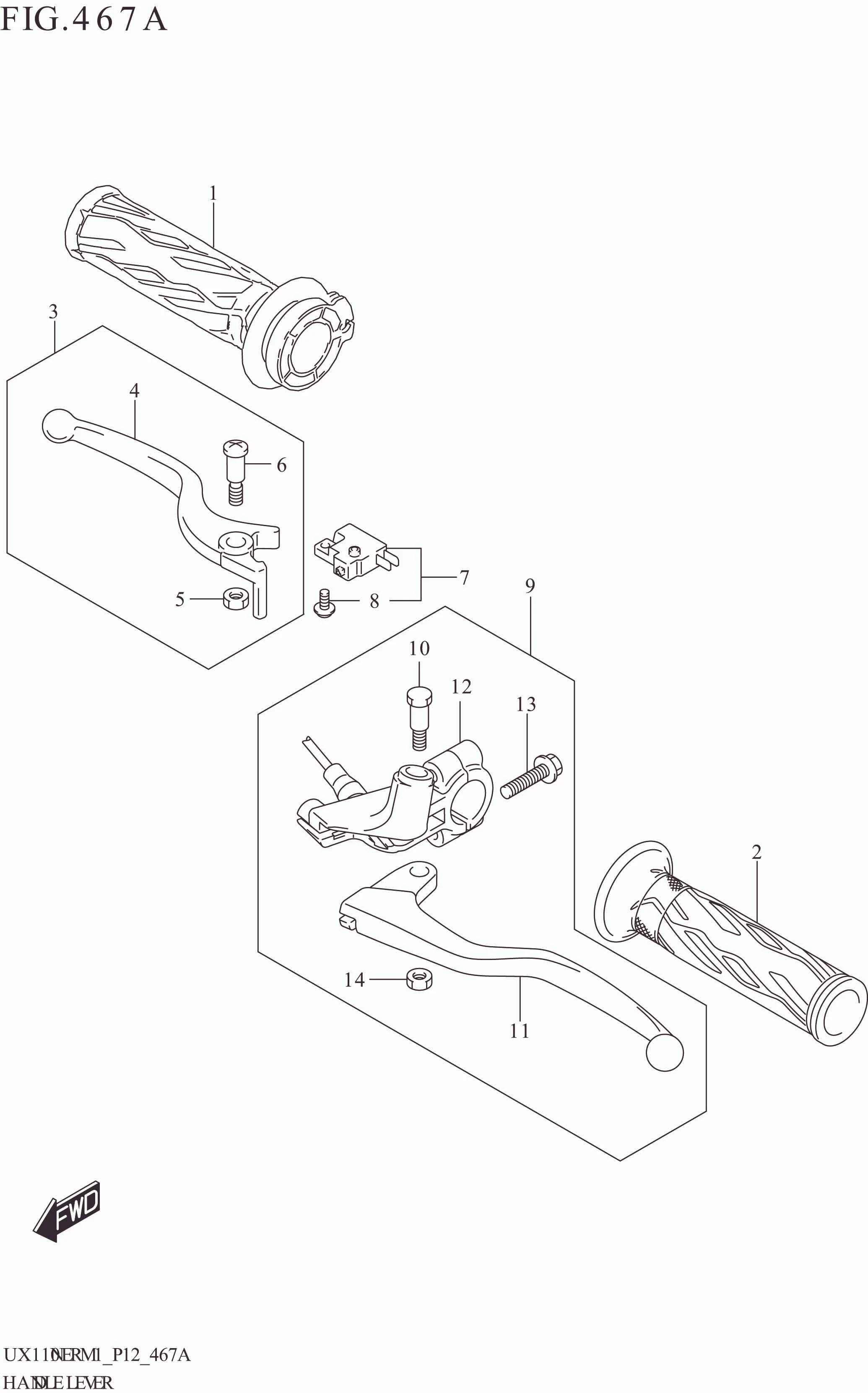 FIG. 467A HANDLE LEVER