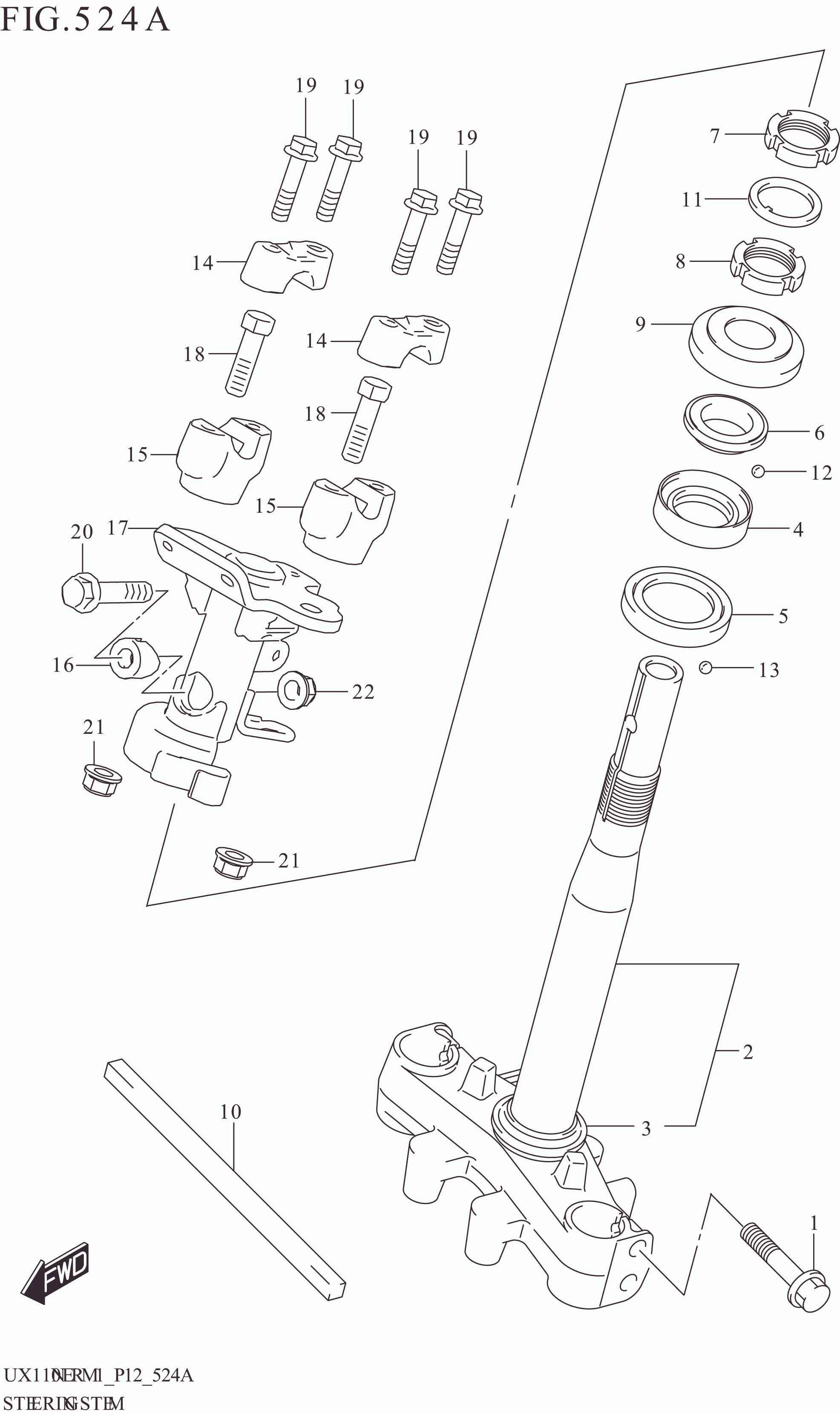 FIG. 524A STEERING STEM