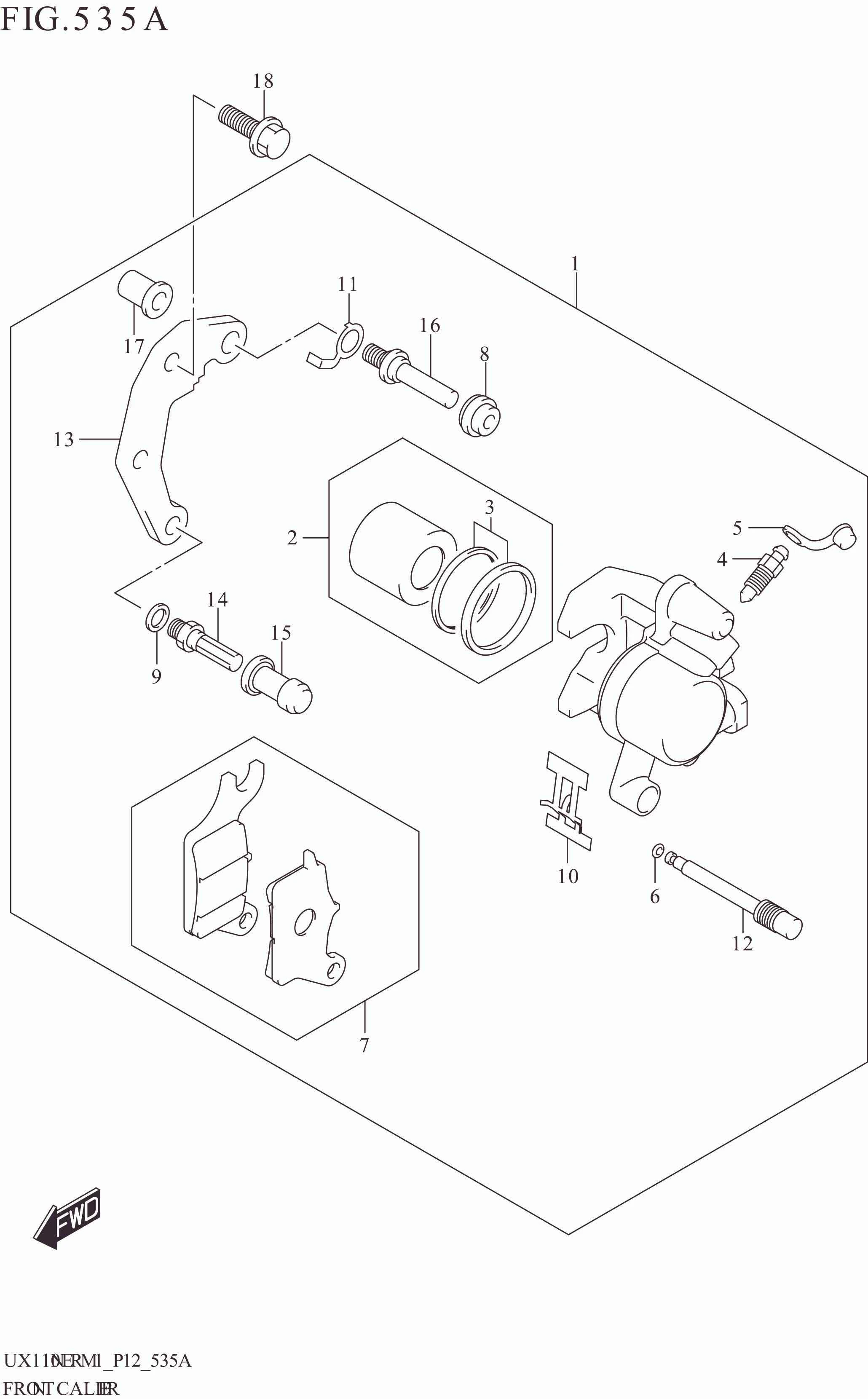 FIG. 535A FRONT CALIPER