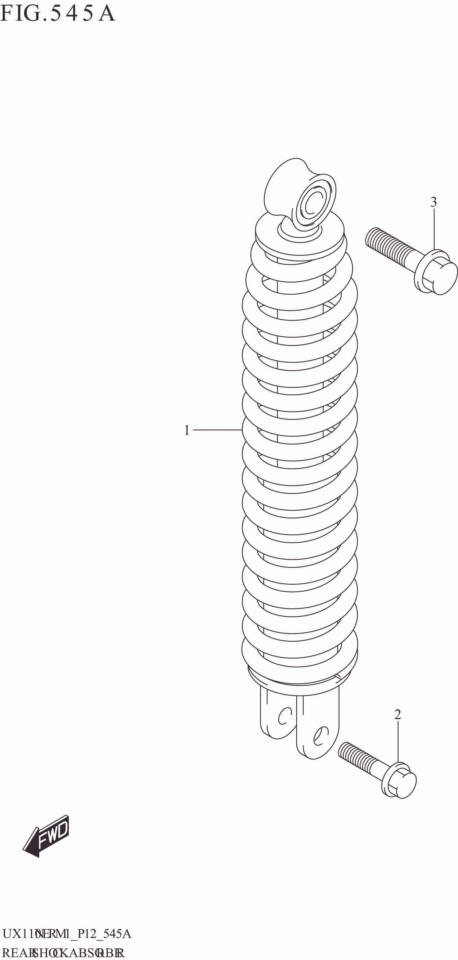 FIG. 545A REAR SHOCK ABSORBER