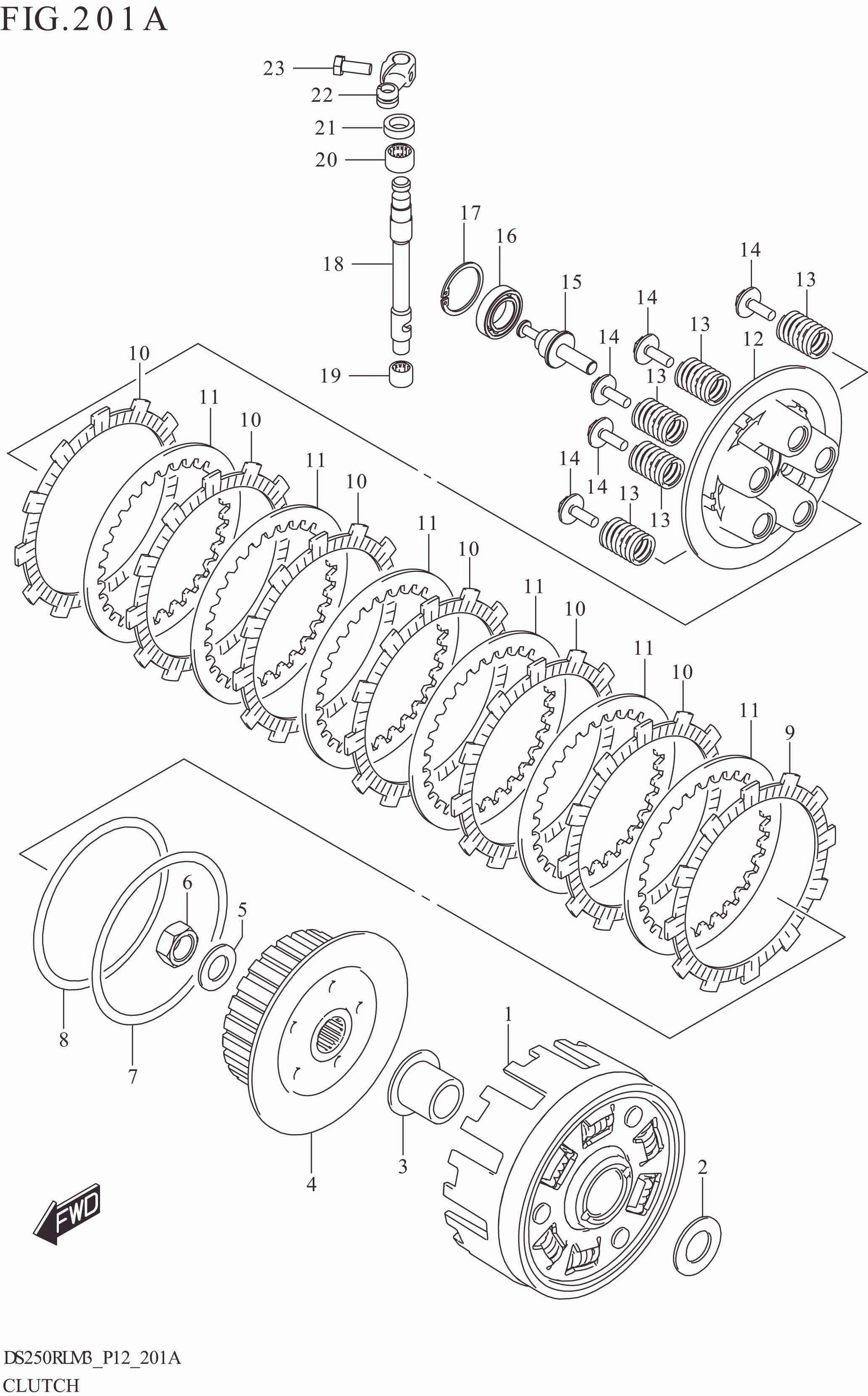 FIG. 201A CLUTCH