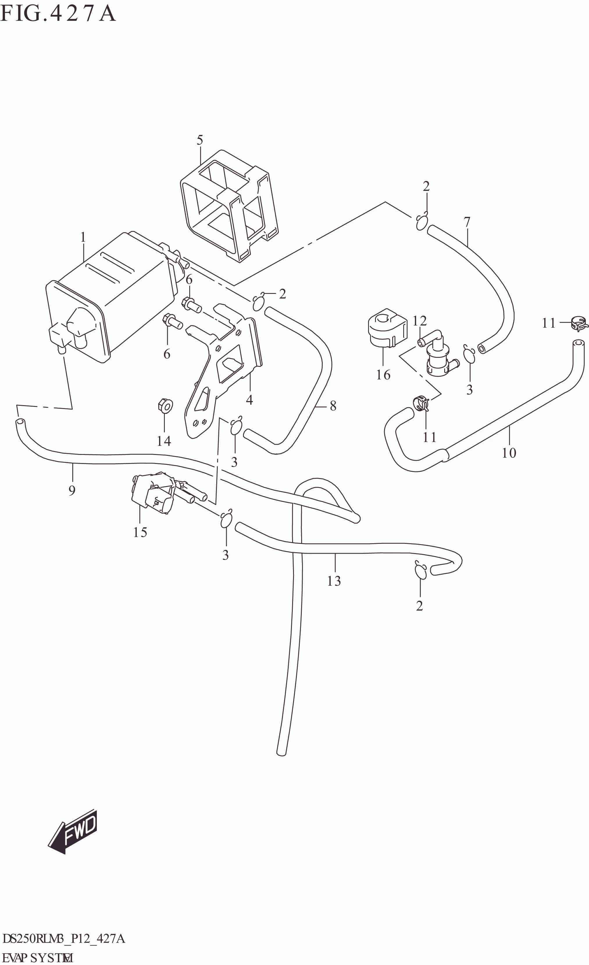 FIG. 427A EVAP SYSTEM