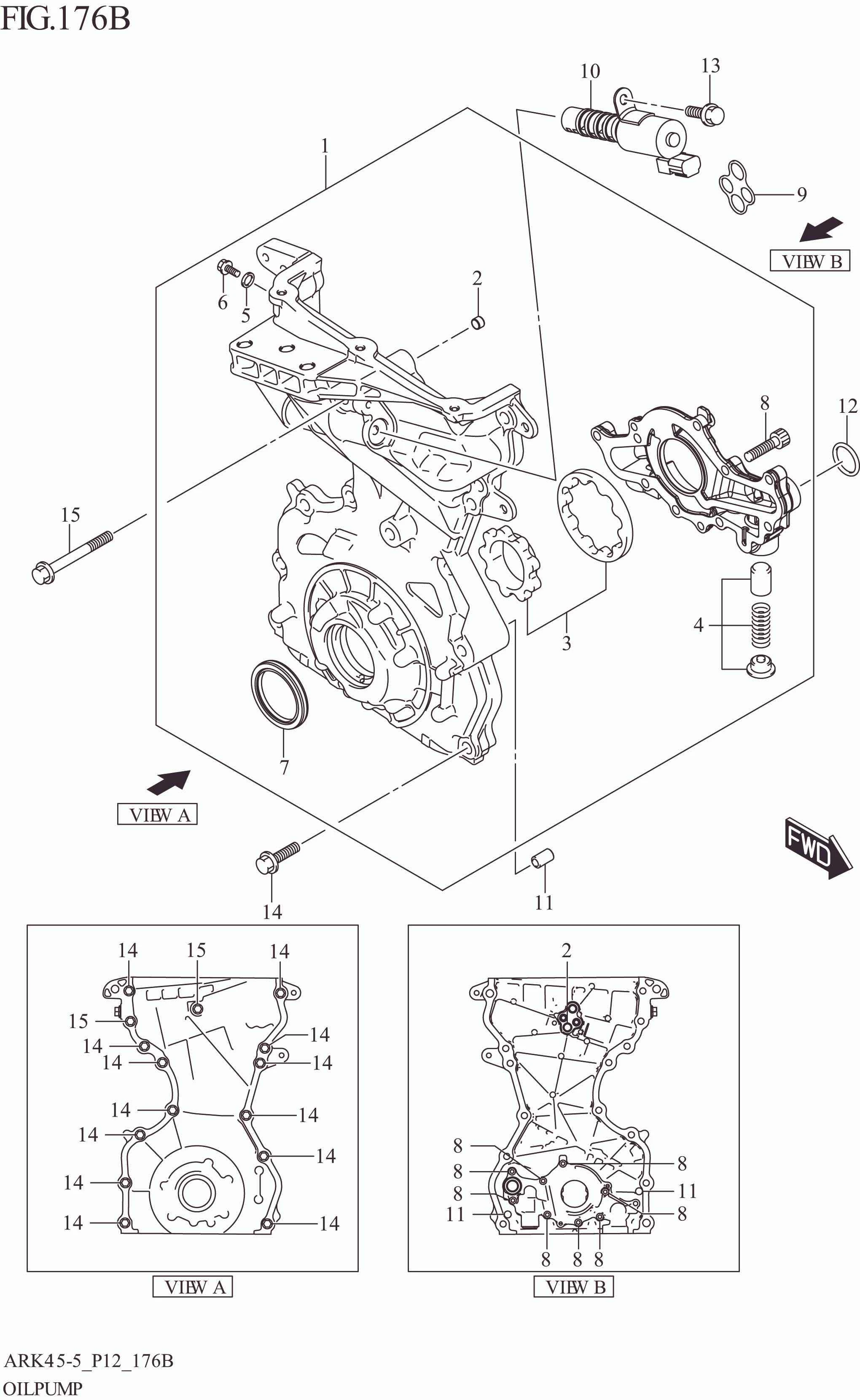 FIG. 176B OIL PUMP (W_EASS)
