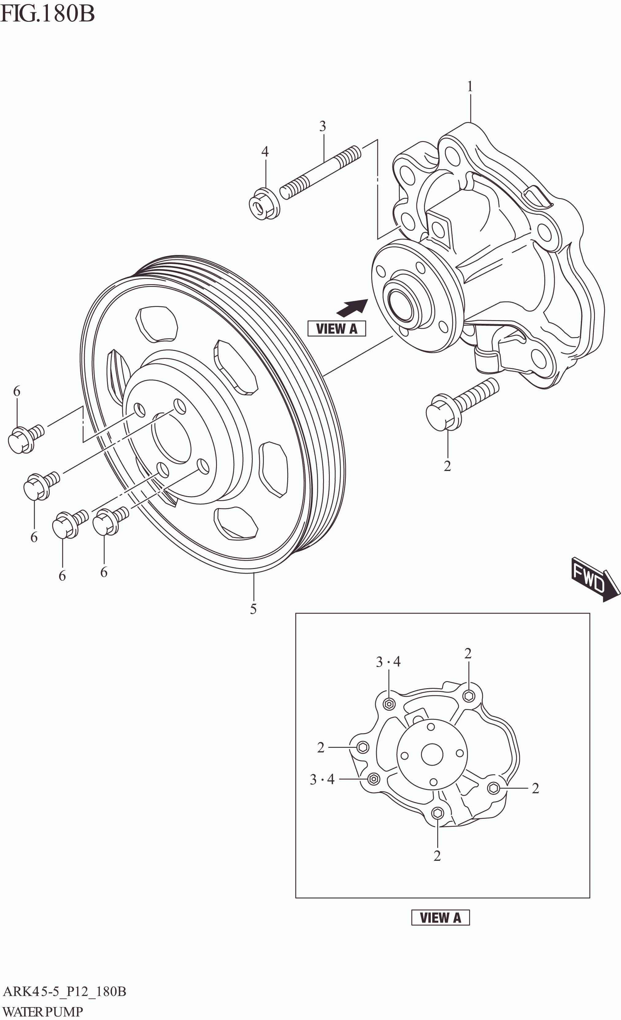 FIG. 180B WATER PUMP (W_EASS)