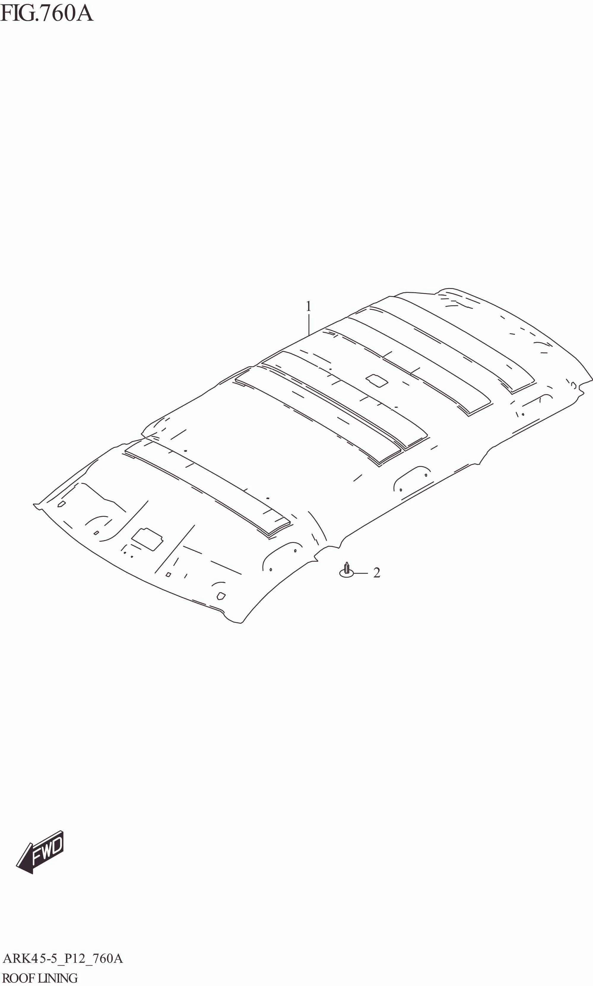 FIG. 760A ROOF LINING