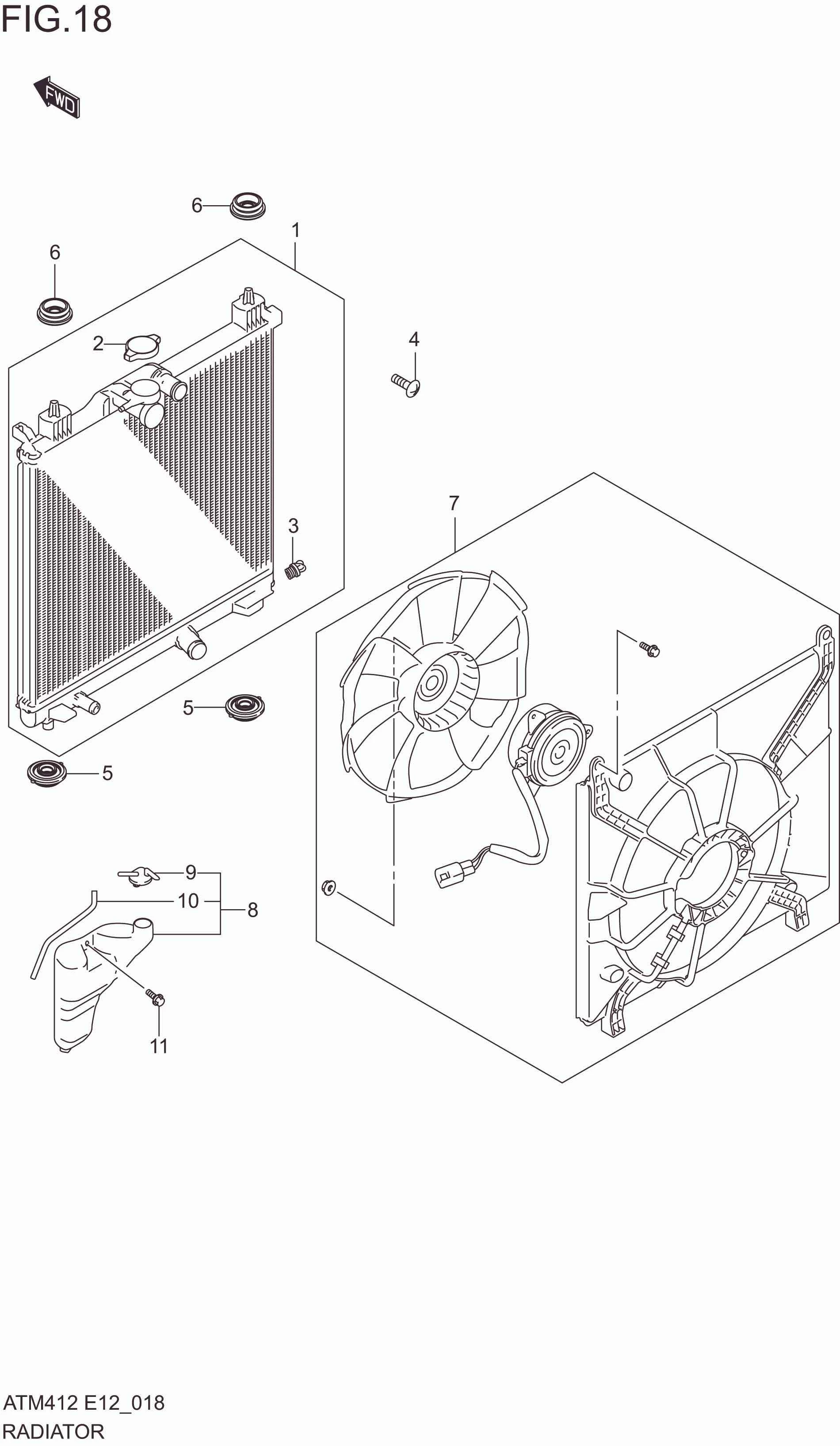 FIG. 18 RADIATOR