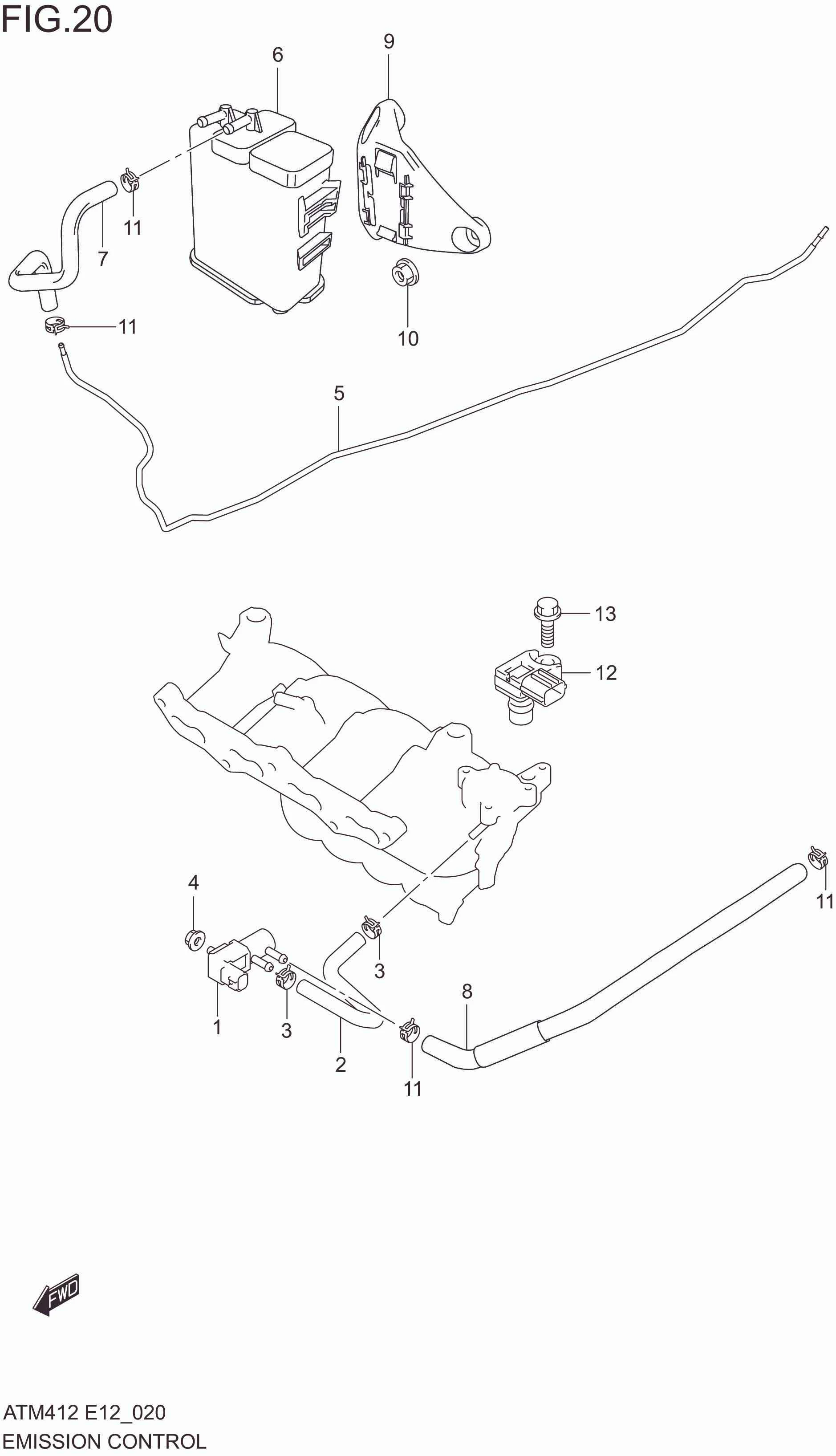 FIG. 20 EMISSION CONTROL