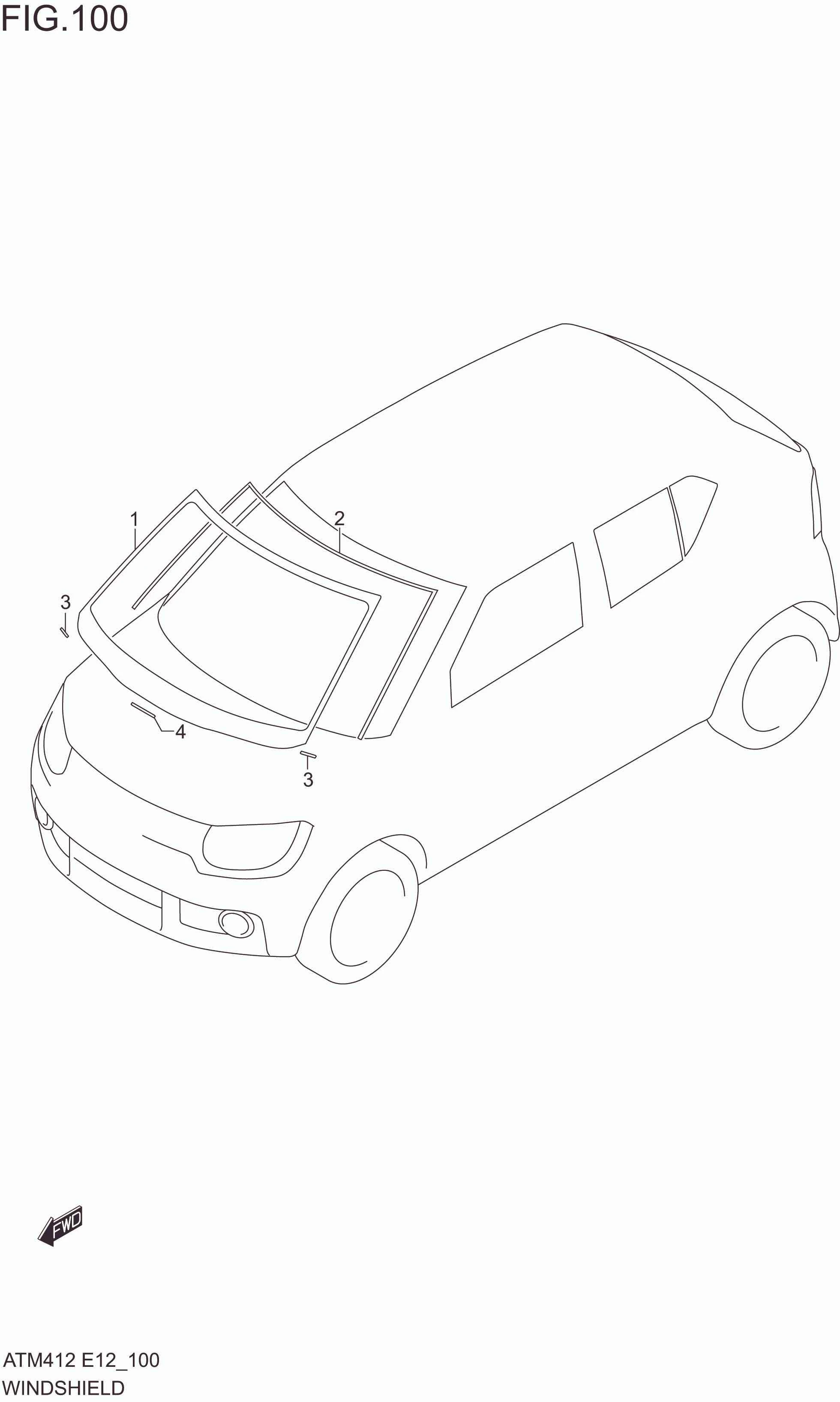 FIG. 100 WIND SHIELD