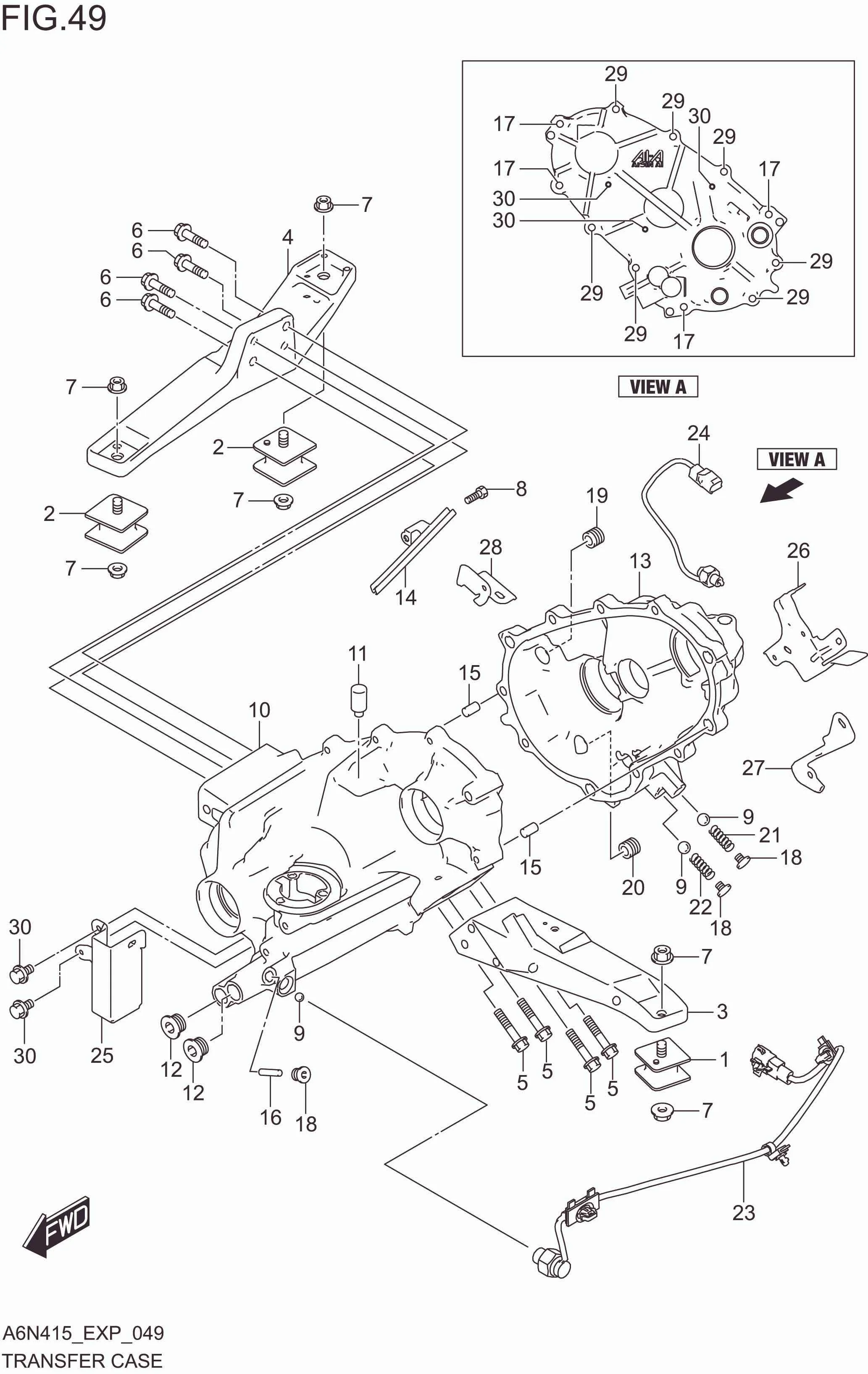 FIG. 049 TRANSFER CASE