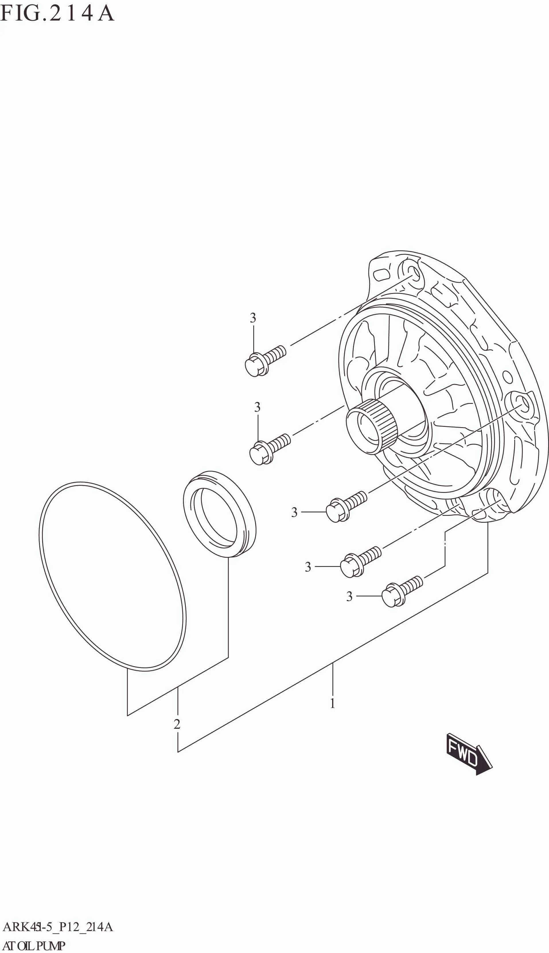 FIG. 214A AT OIL PUMP (4AT)