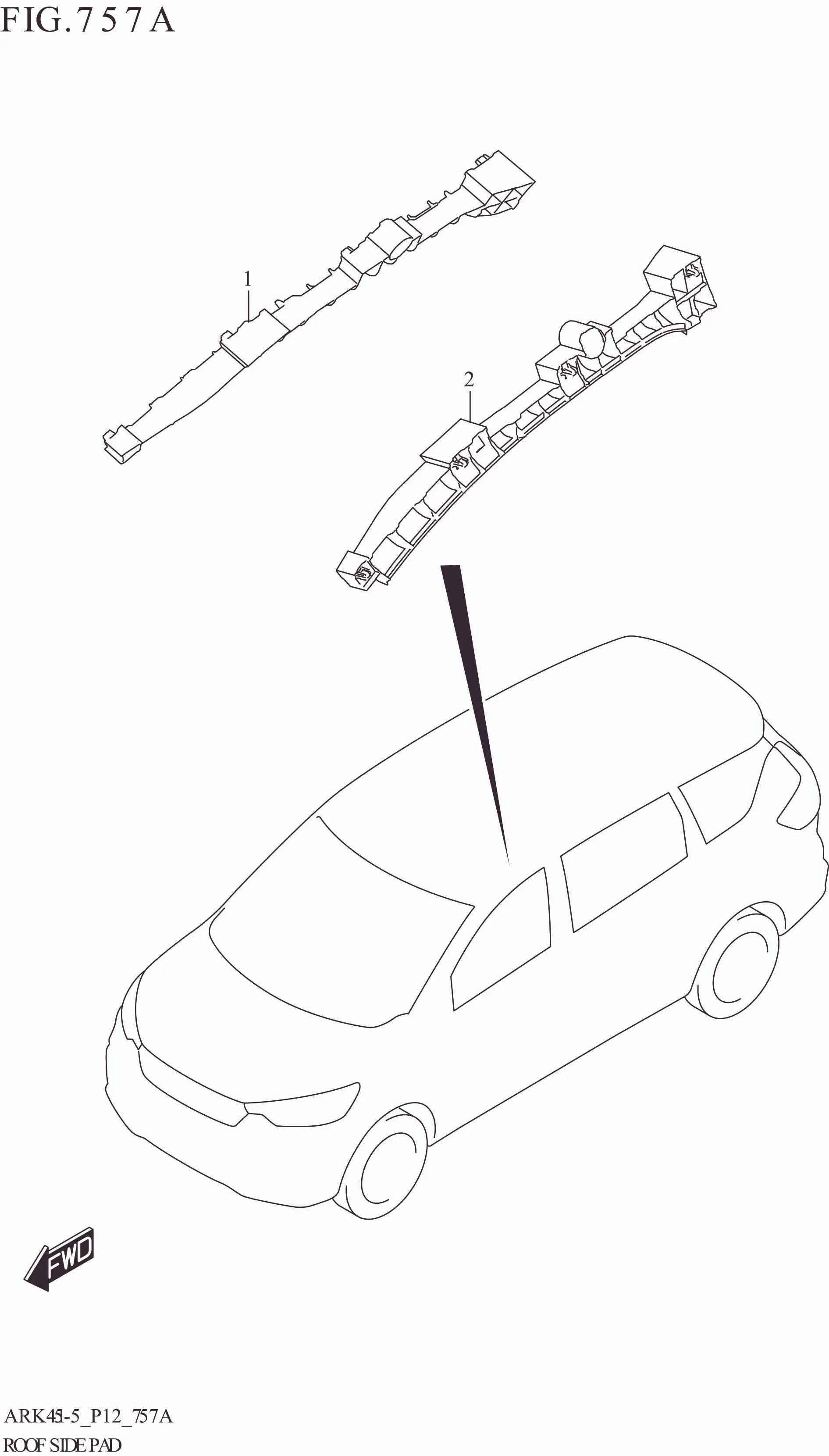 FIG. 757A ROOF SIDE PAD