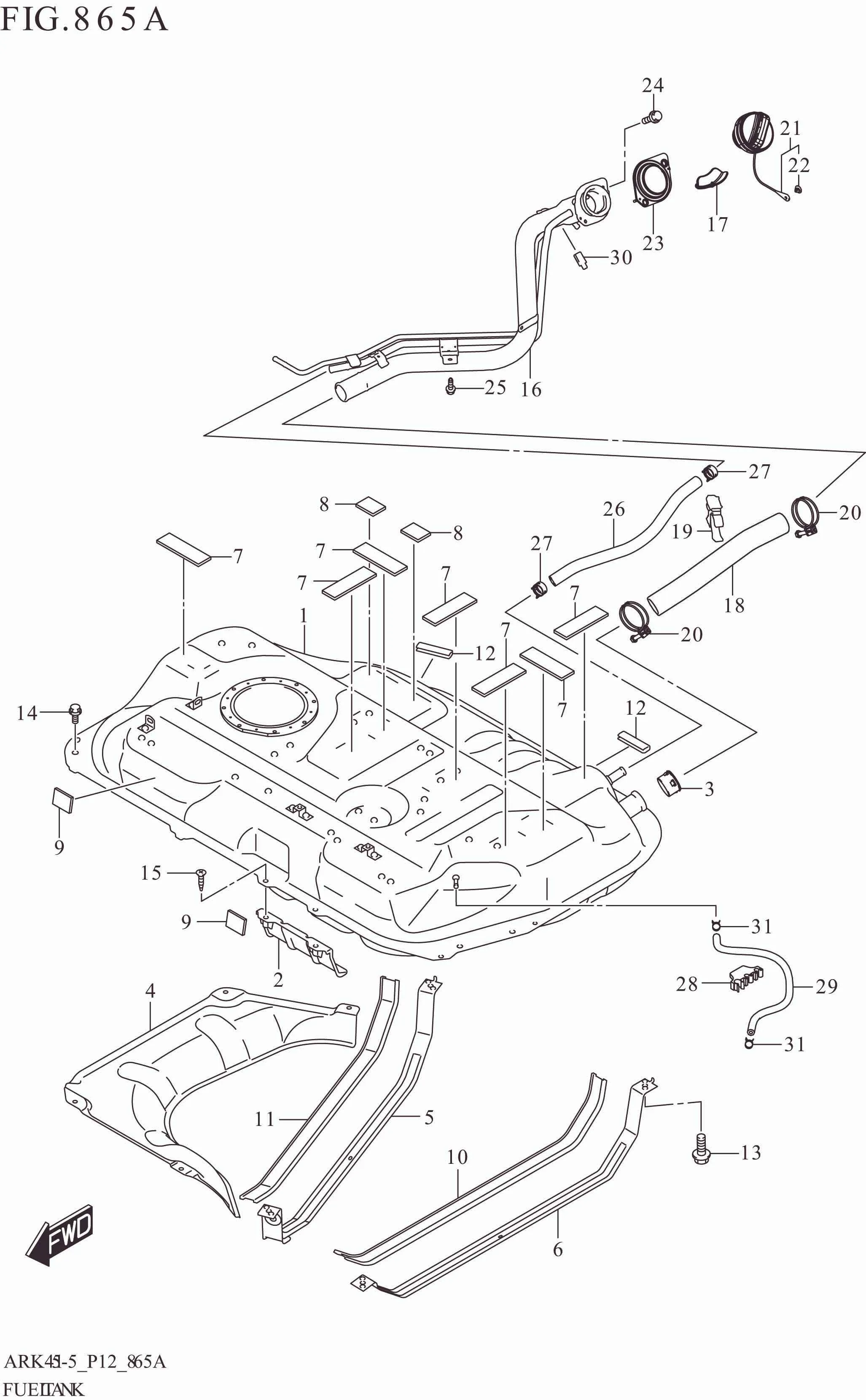 FIG. 865A FUEL TANK
