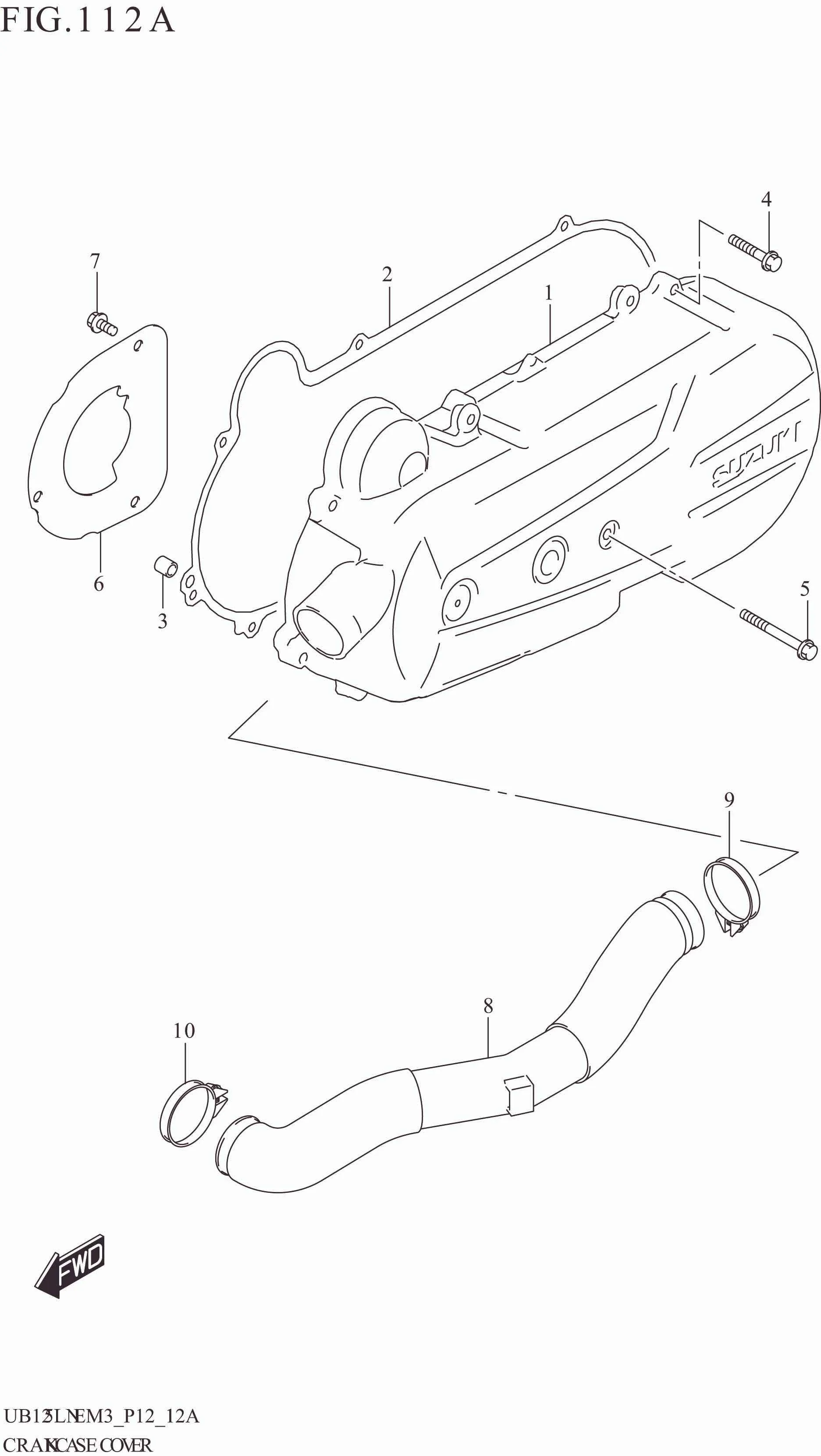 FIG. 112A CRANKCASE COVER