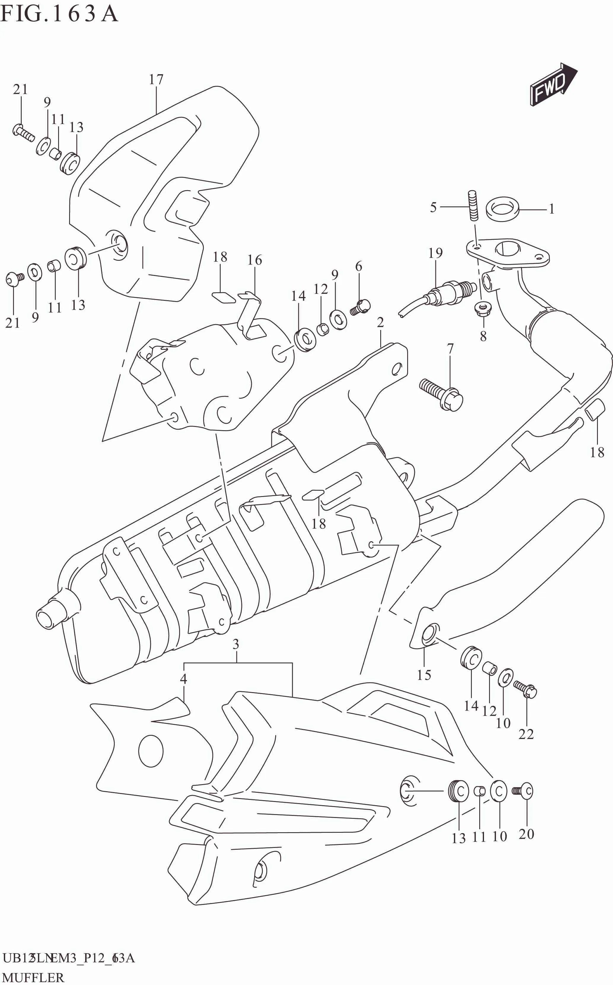FIG. 163A MUFFLER