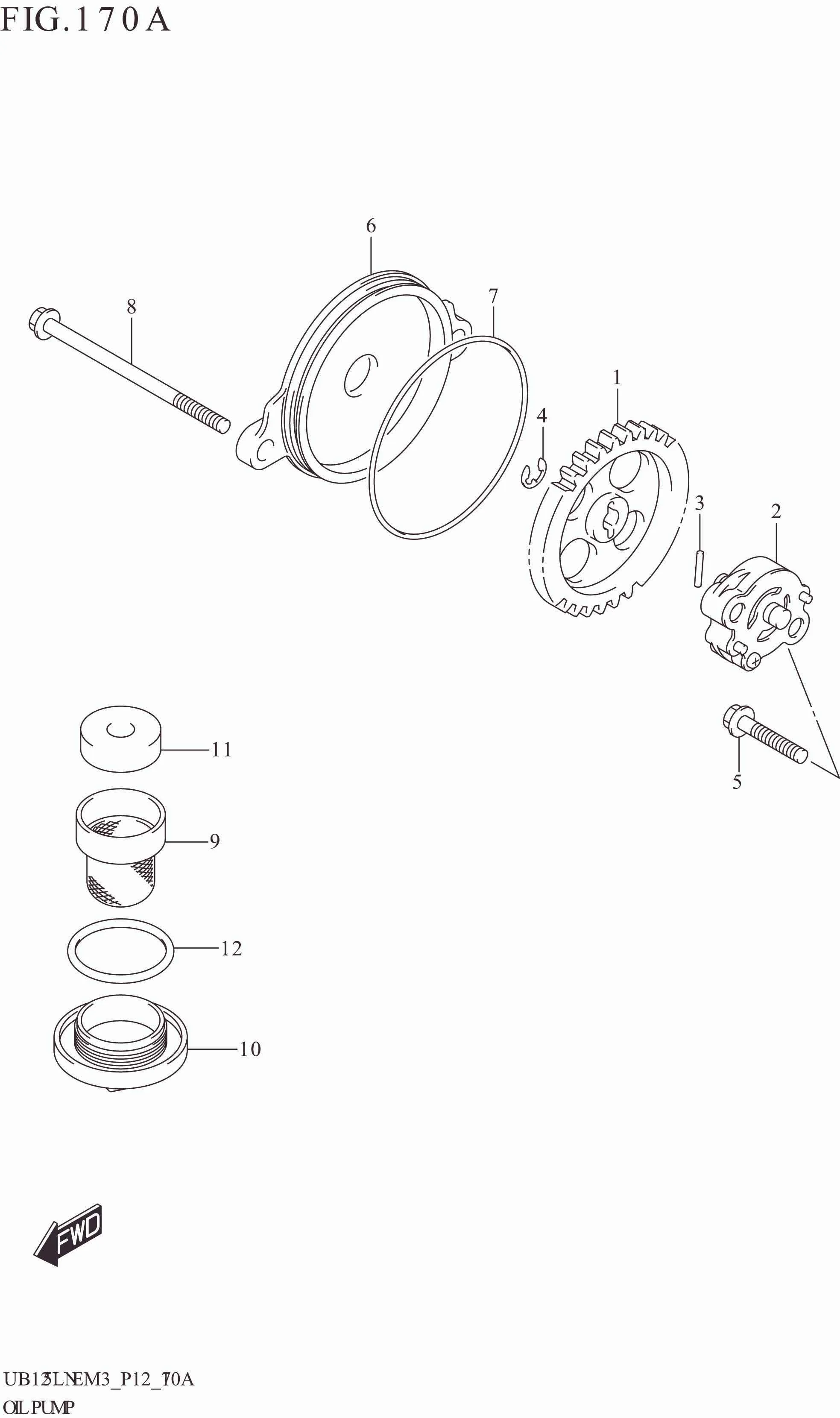 FIG. 170A OIL PUMP