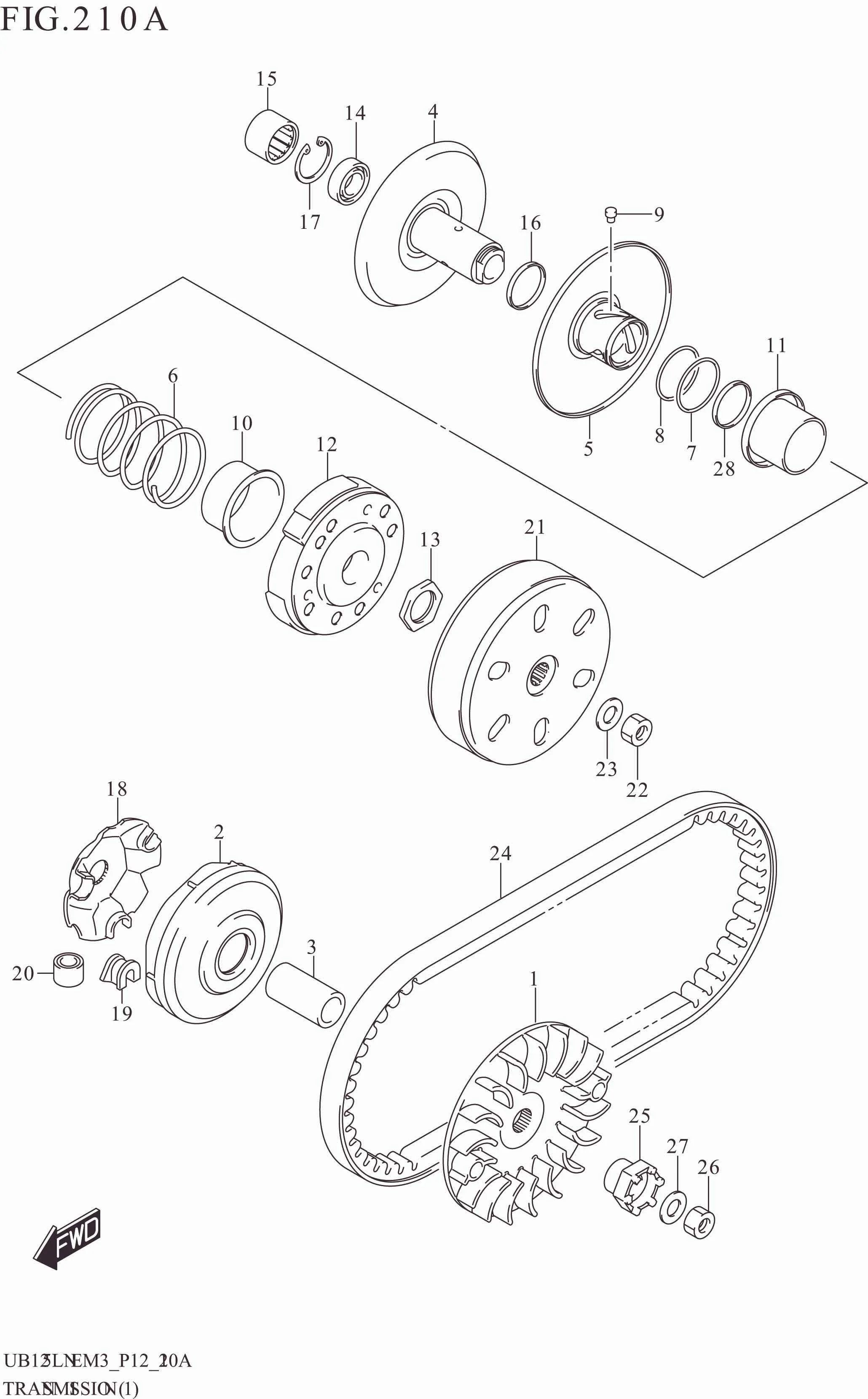 FIG. 210A TRANSMISSION (1)