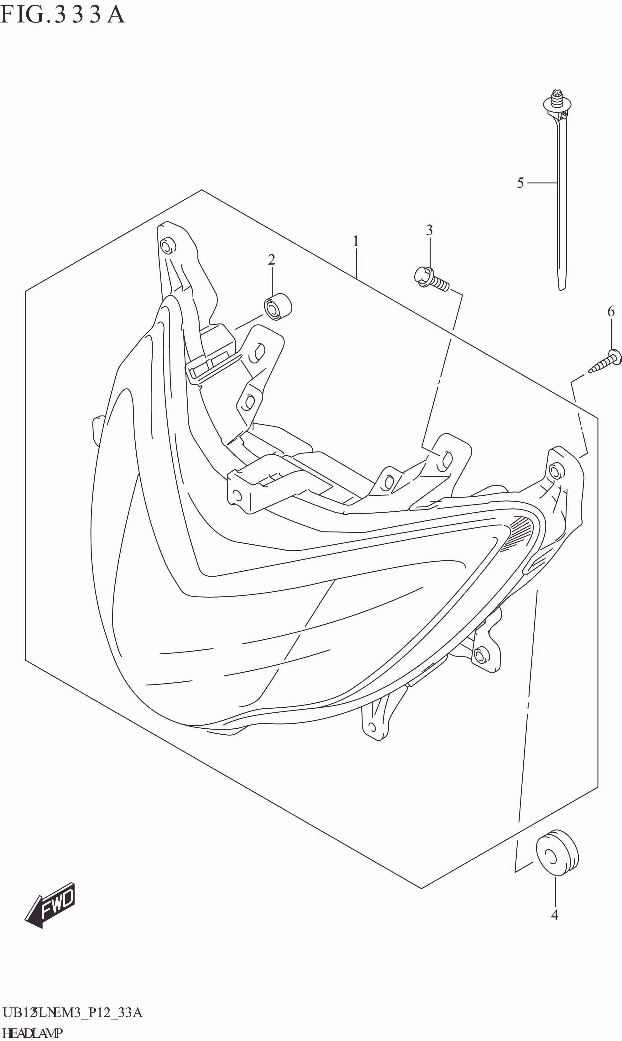 FIG. 333A HEADLAMP