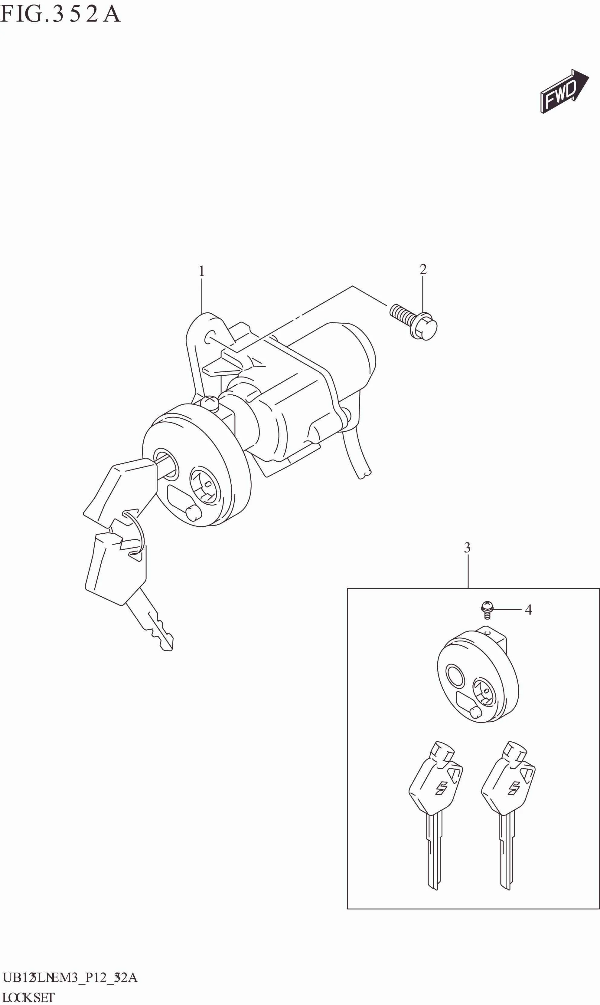FIG. 352A LOCK SET