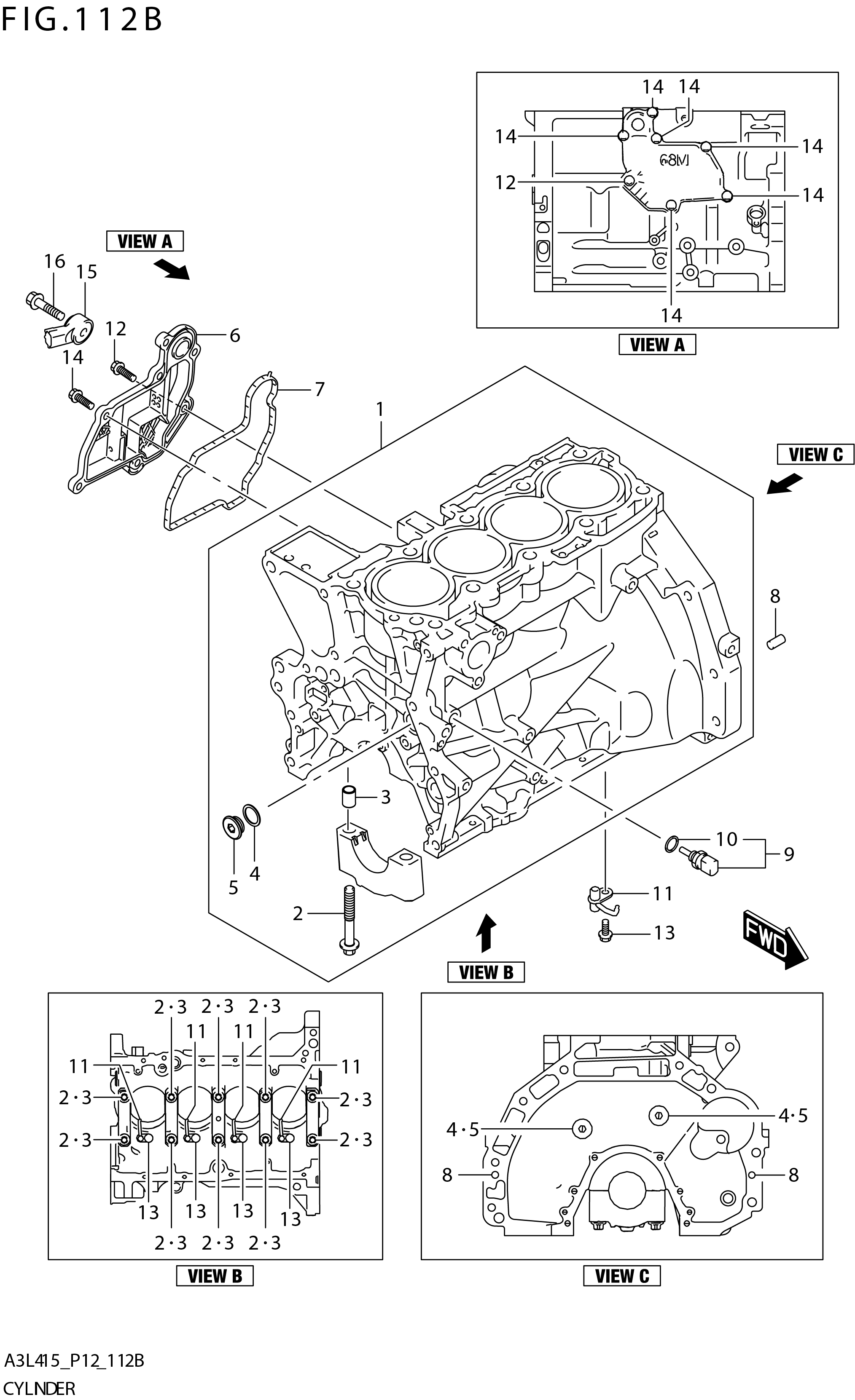 FIG. 112B CYLINDER (K15C) 