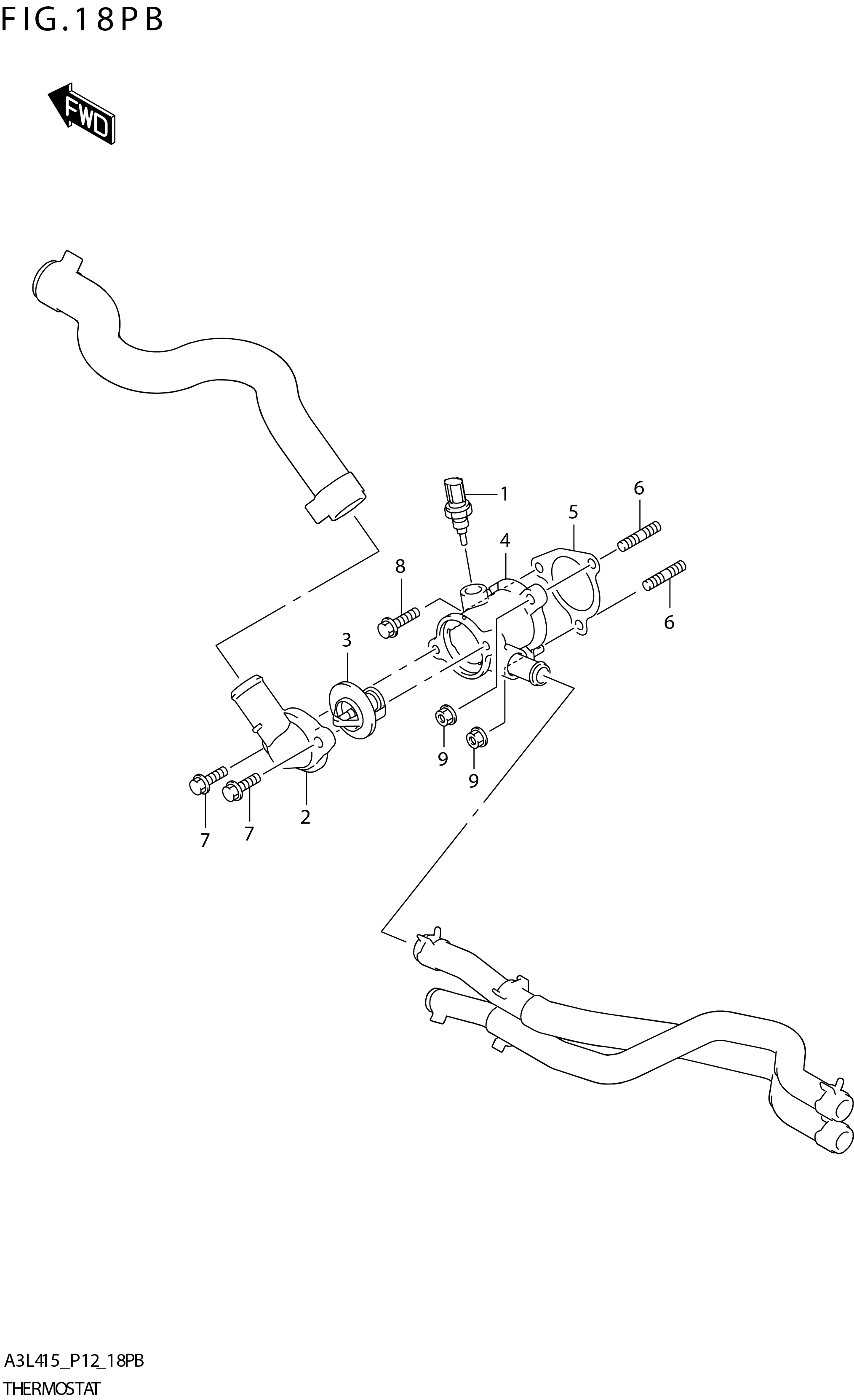 FIG. 18PB THERMOSTAT (K15B)