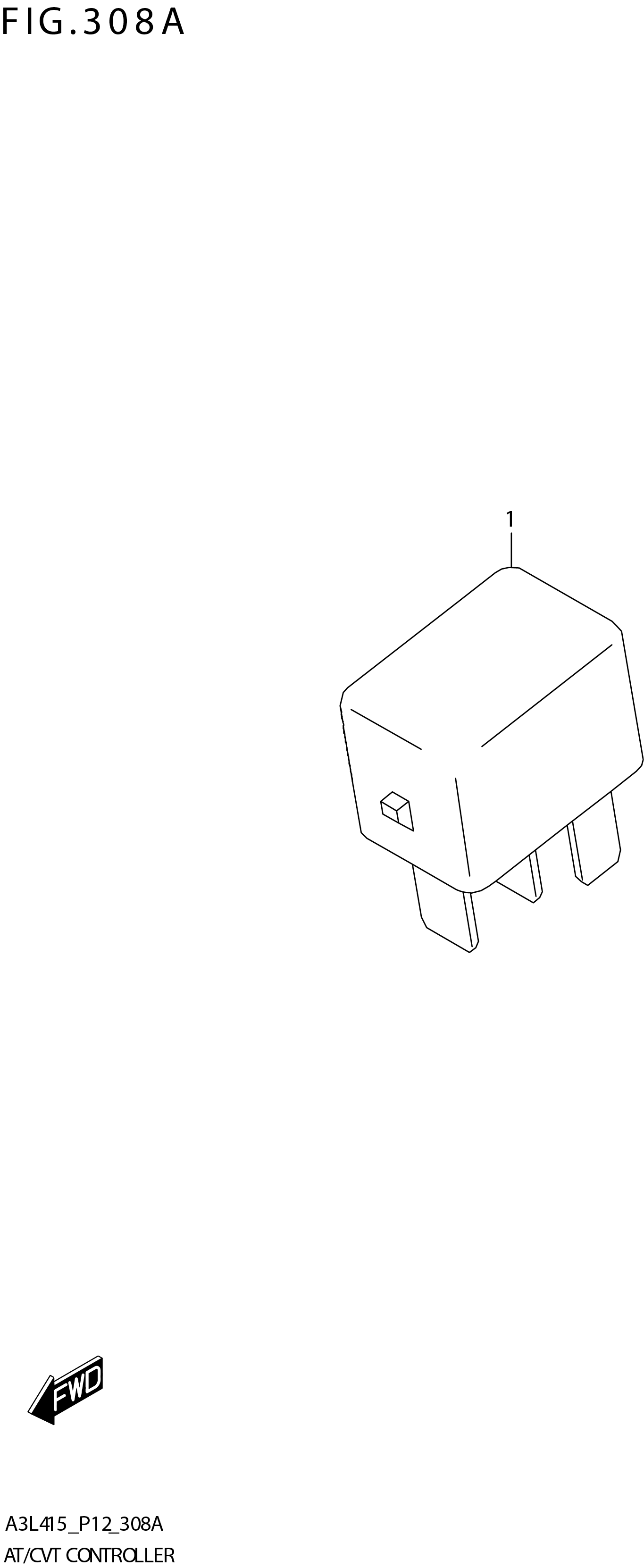 FIG. 308A AT/CVTCONTROLLER (K1 5C:6AT)