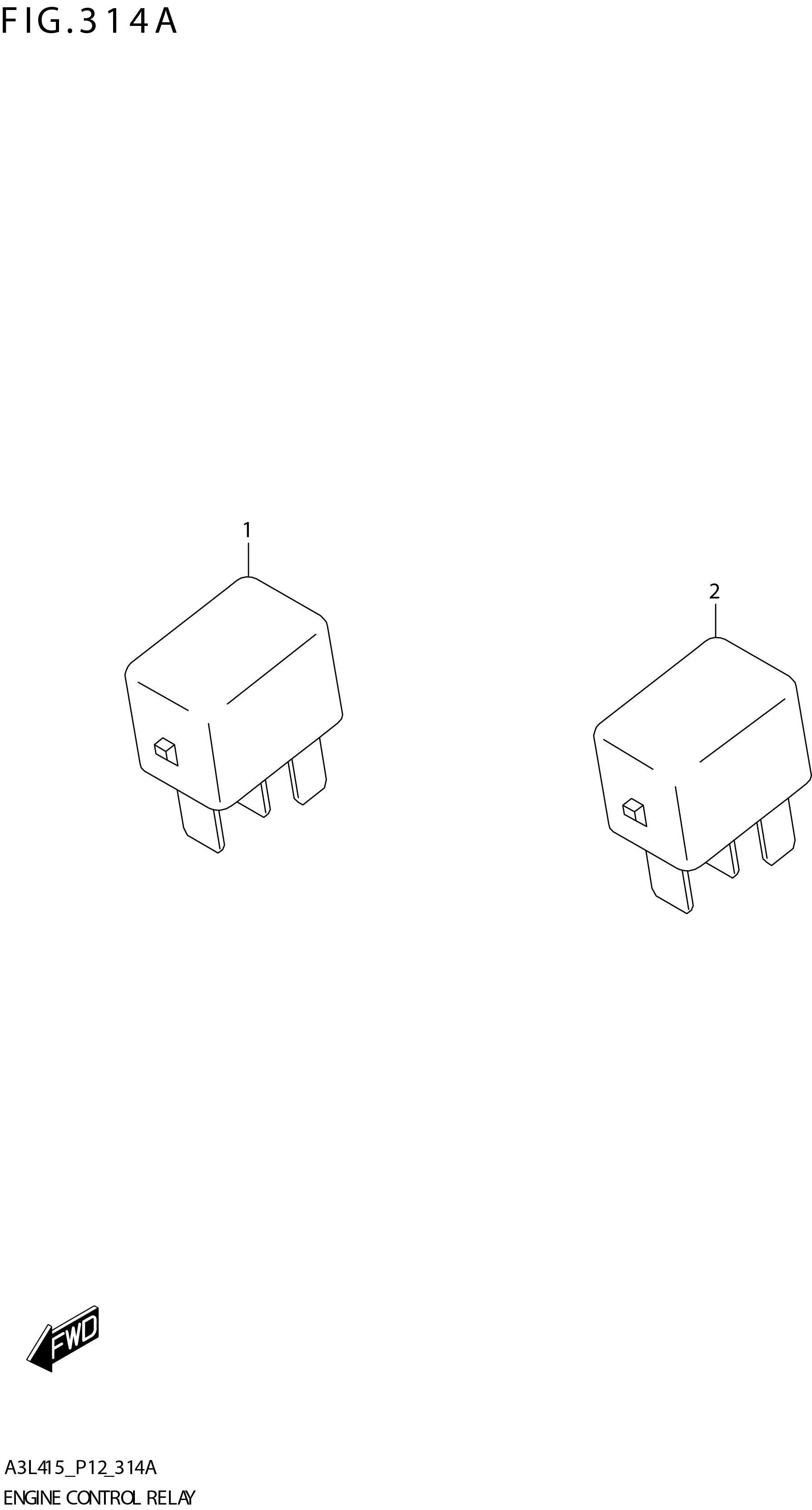 FIG. 314A ENGINECONTROL RELAY