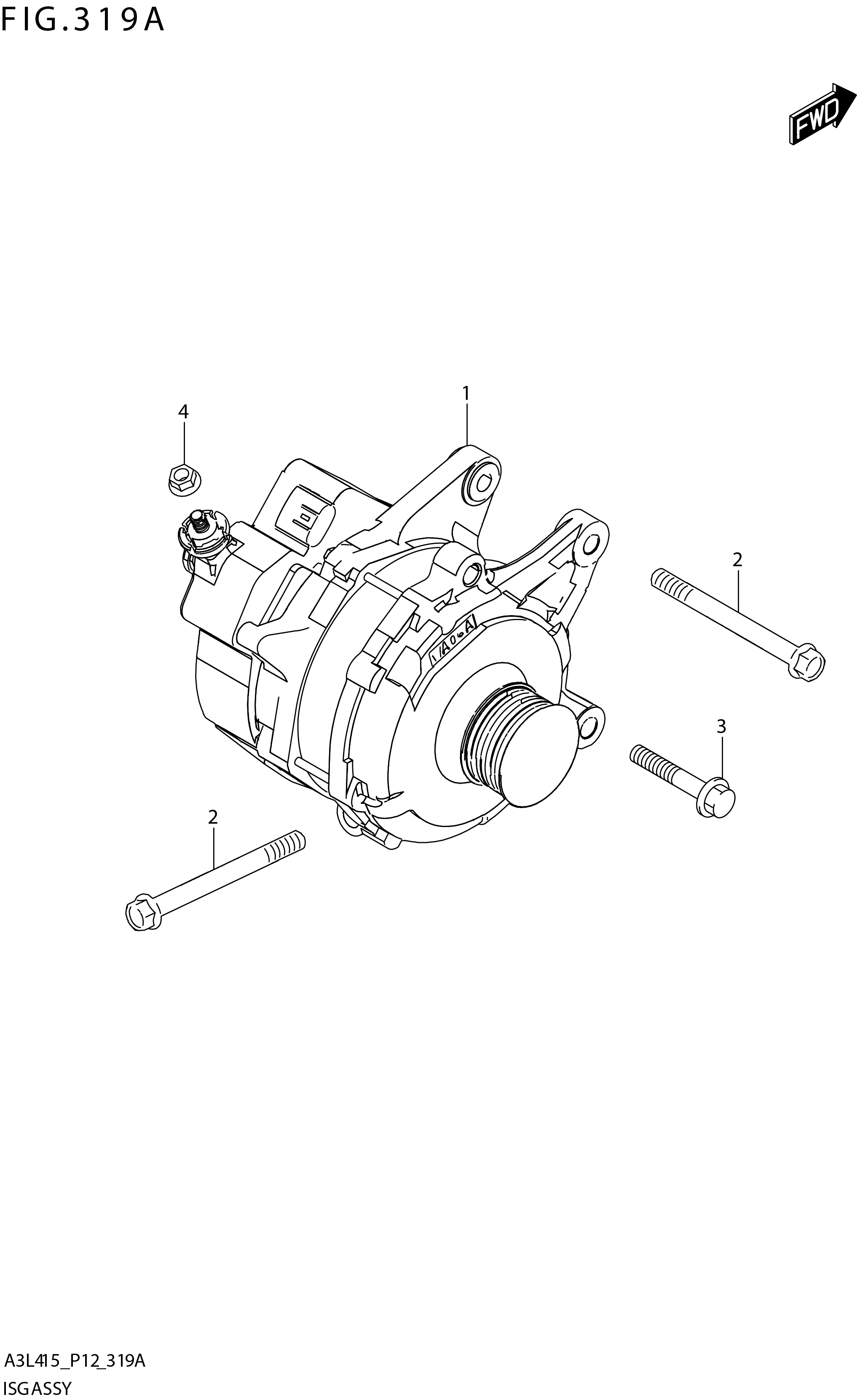 FIG. 319A ISG ASSY (GLX:K15C:W_AEBMCR)