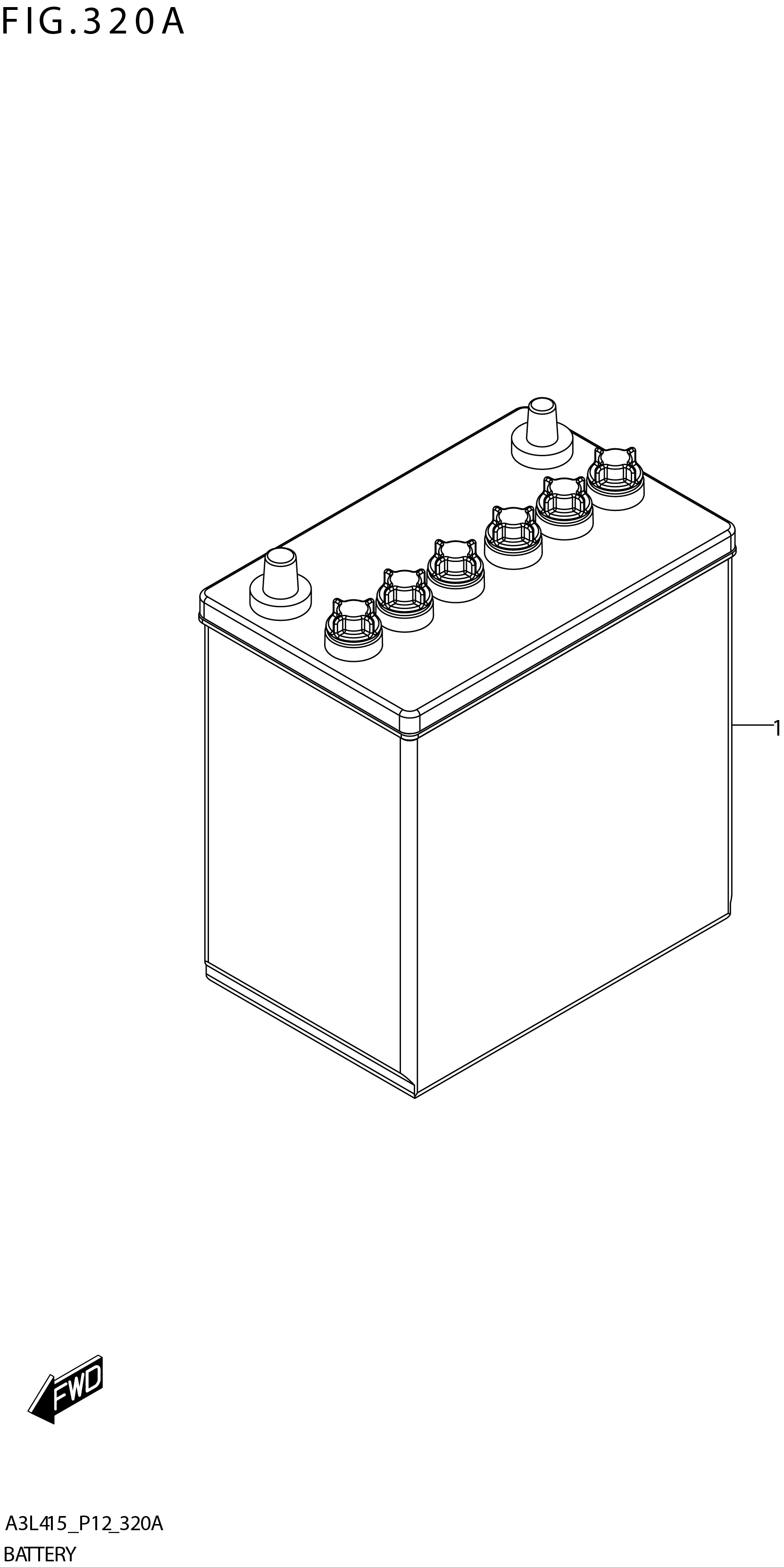 FIG. 320A BATTERY (GLX:K15C)