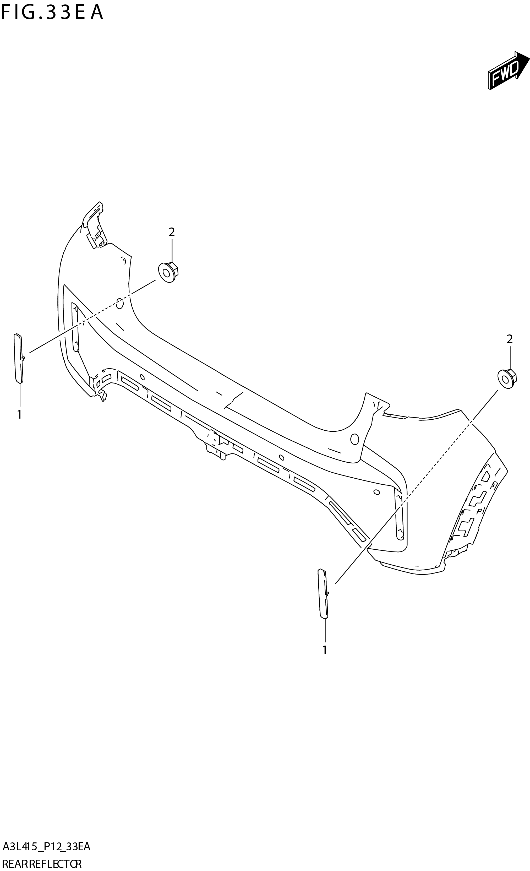 FIG. 33EA REAR REFLECTOR