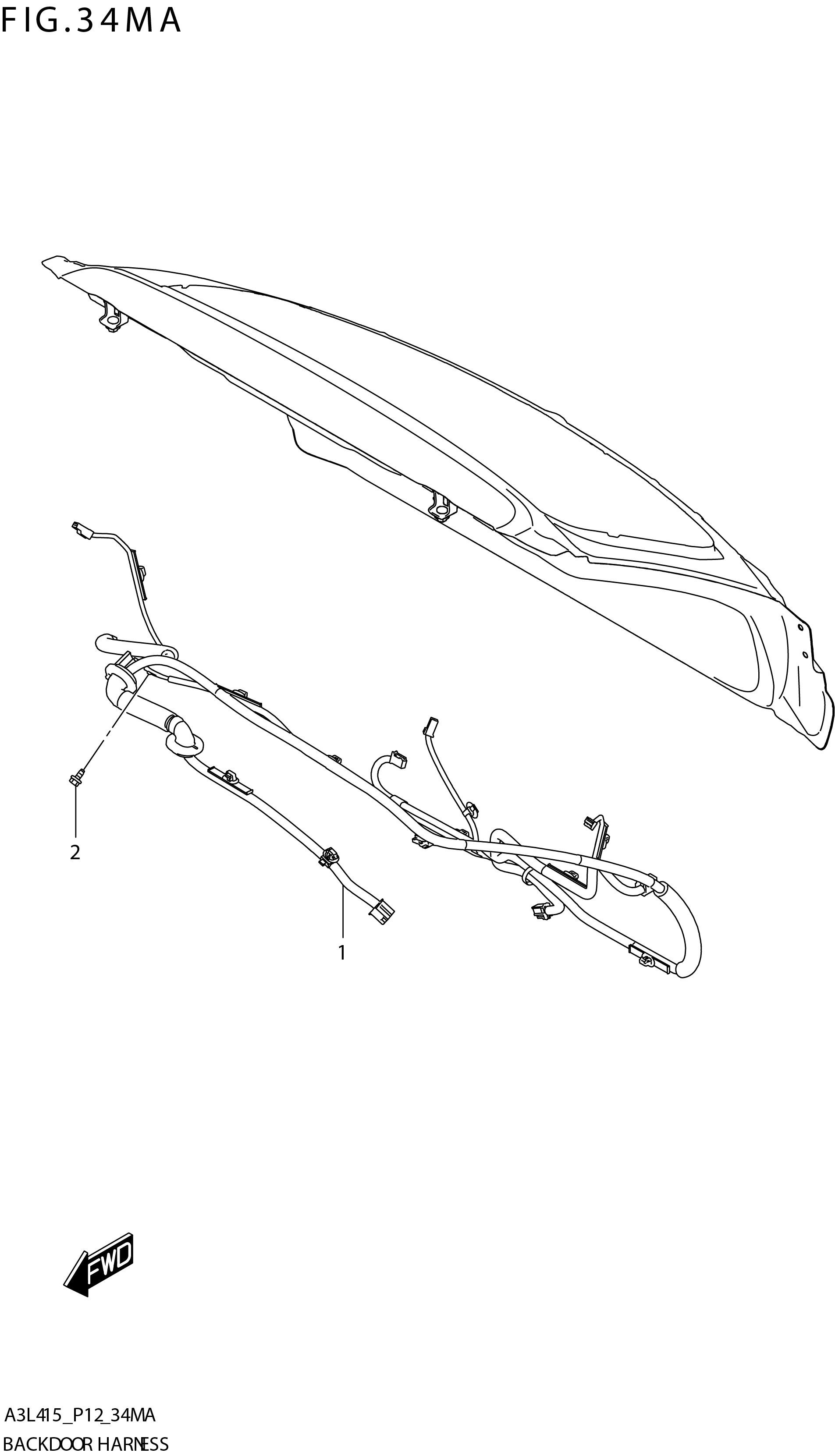 FIG. 34MA BACK DOOR HARNESS (N_AEBR)