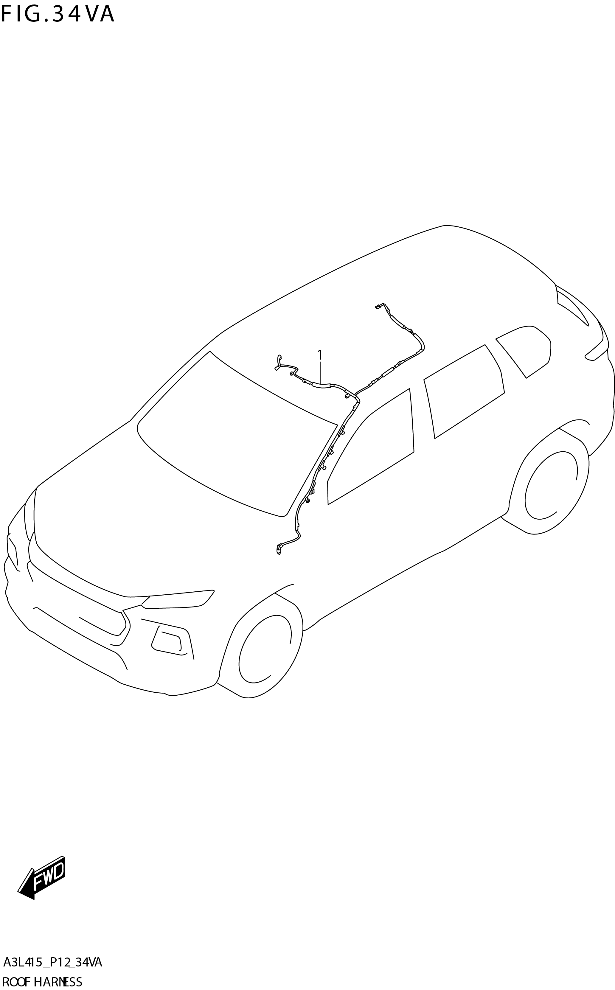 FIG. 34VA ROOF HARNESS (N_AEBR)