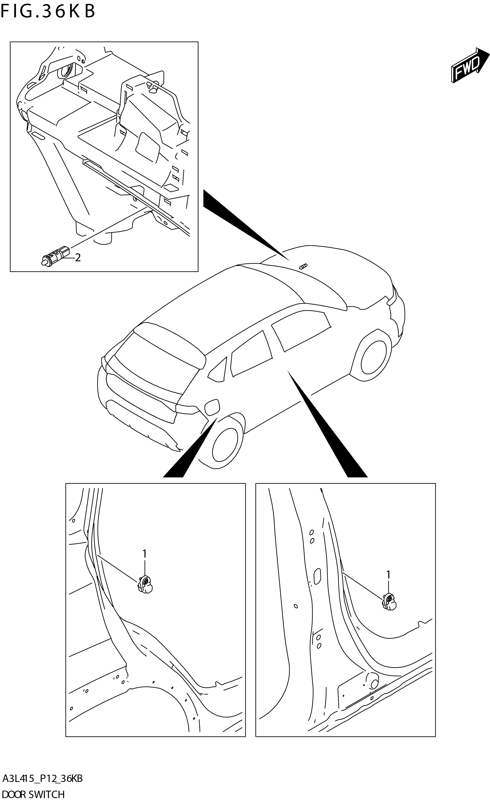 FIG. 36KB DOOR SWITCH (W_AEBMCR) 