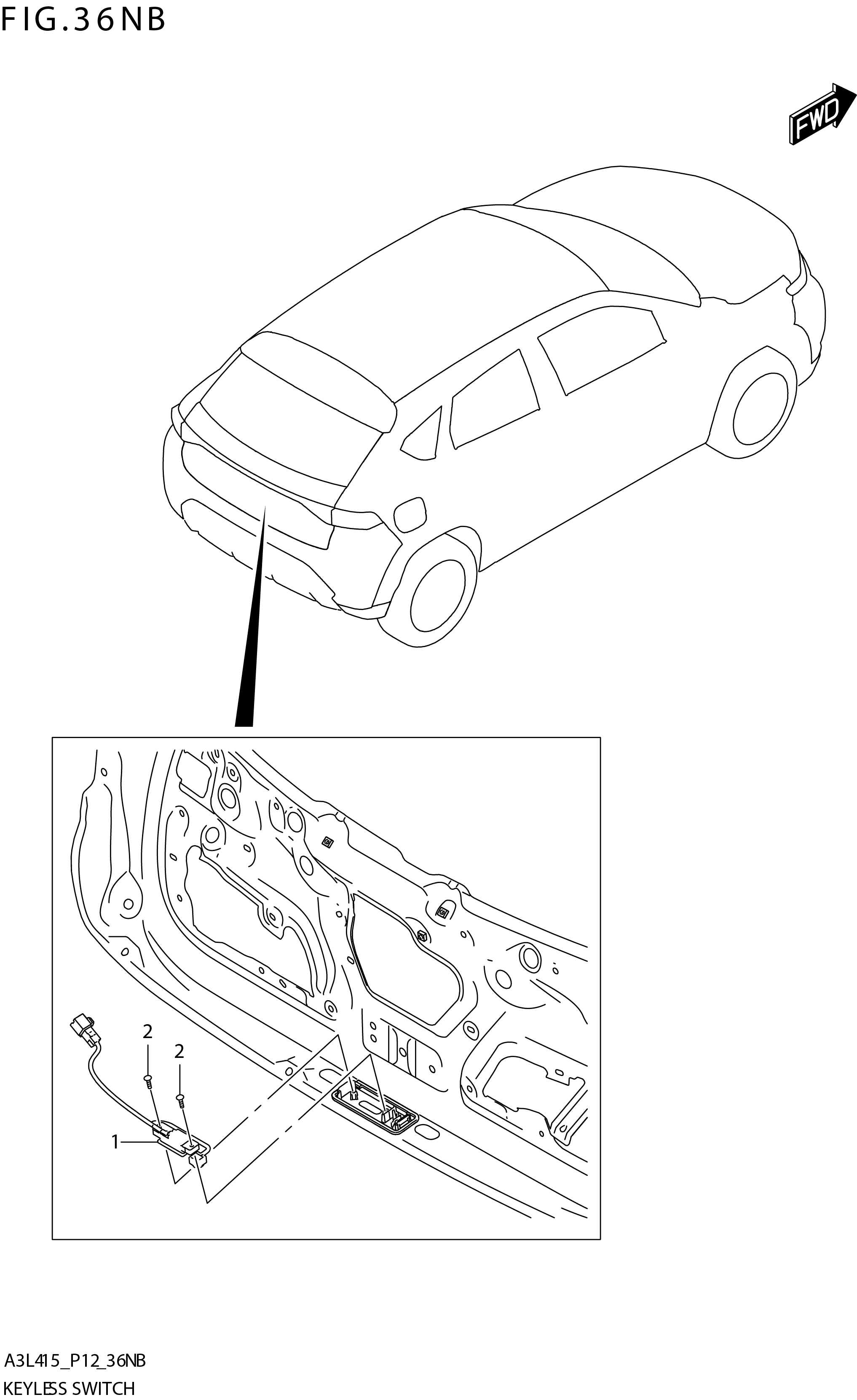 FIG. 36NB KEYLESS SWITCH (GLX)