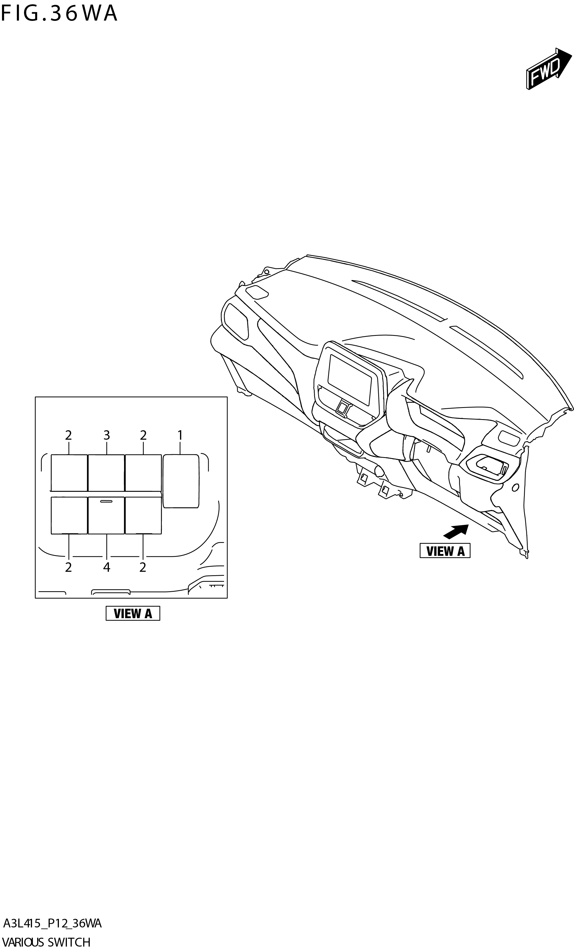 FIG. 36WA VARIOUS SWITCH (GL)