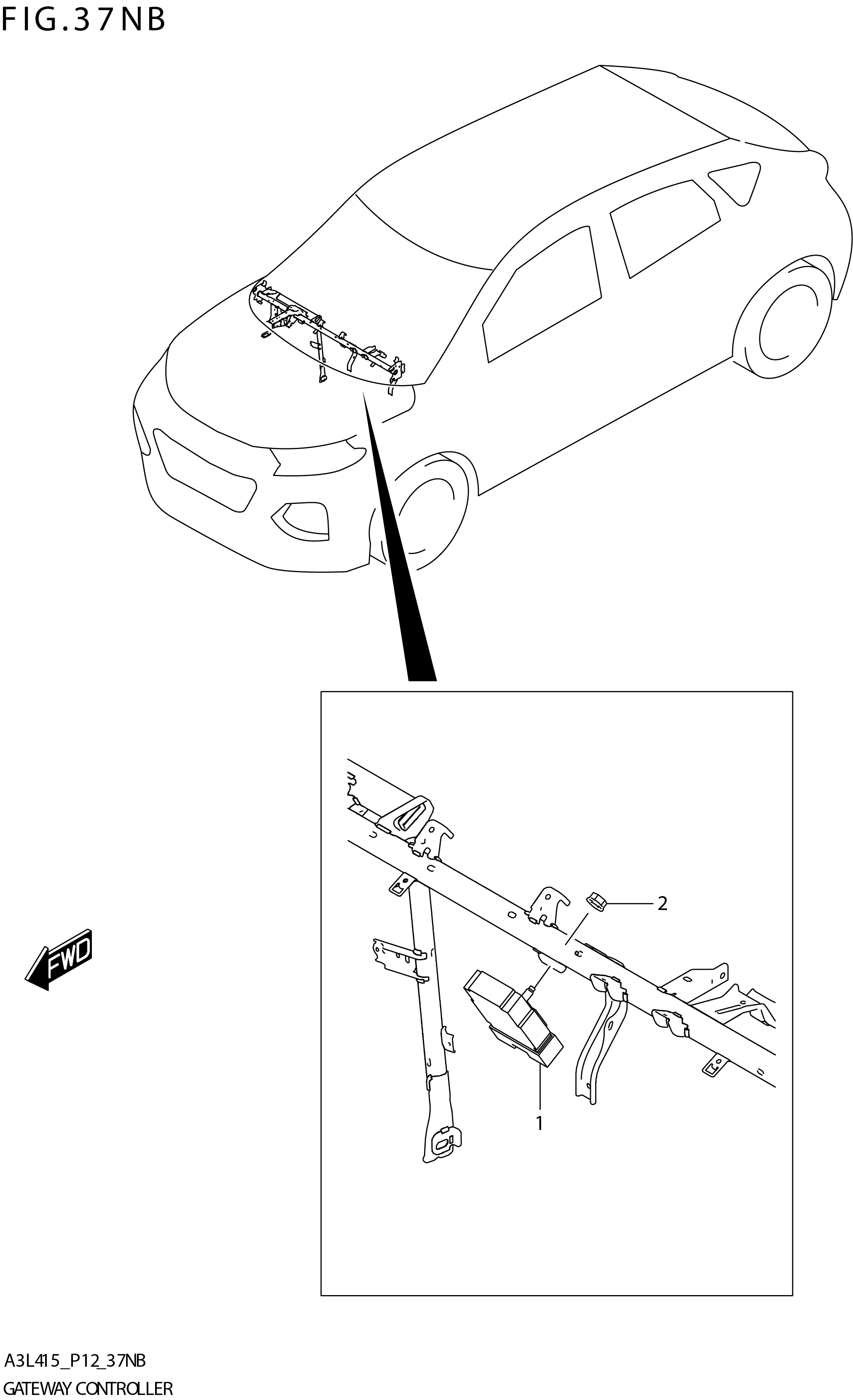 FIG. 37NB GATEWAY CONTROLLER (W_AEBMCR)