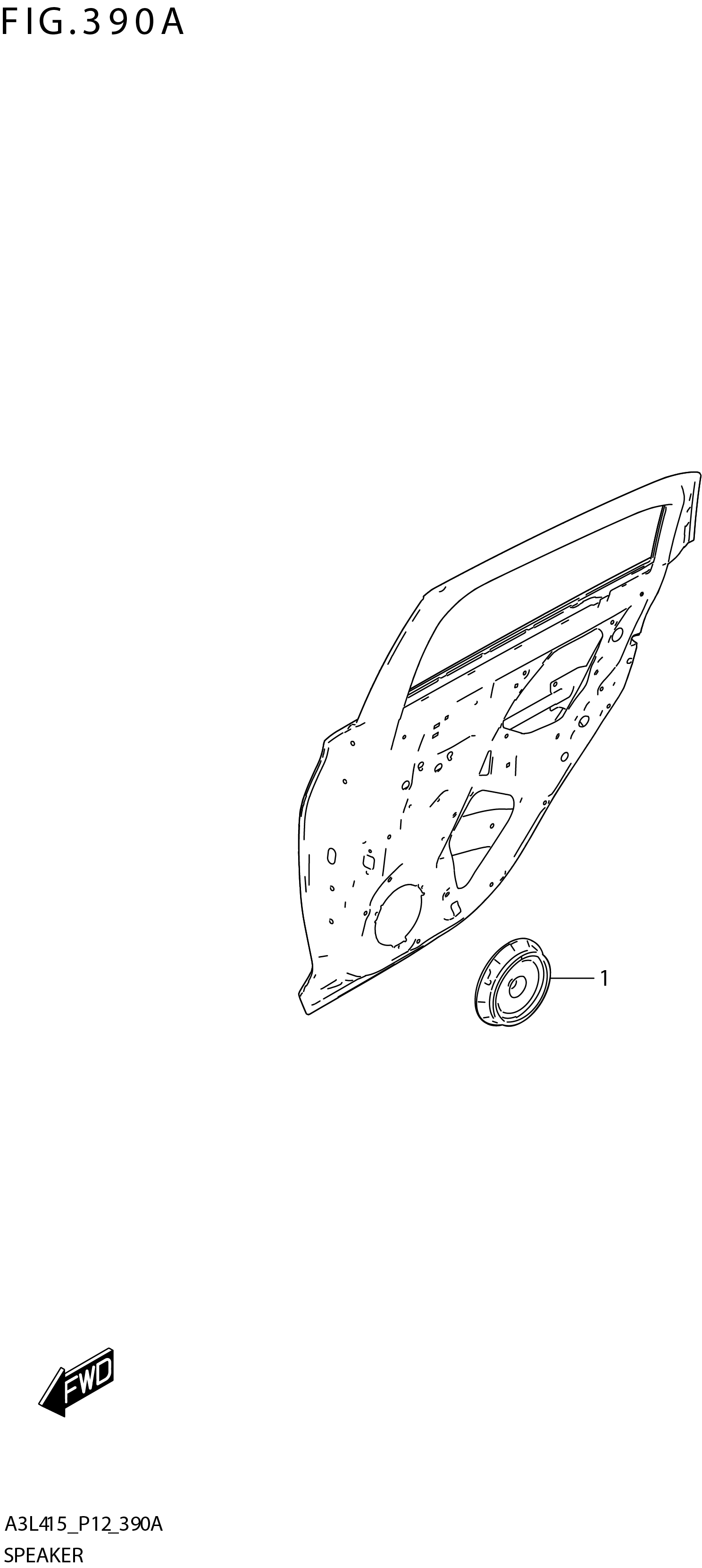 FIG. 390A SPEAKER (GL)