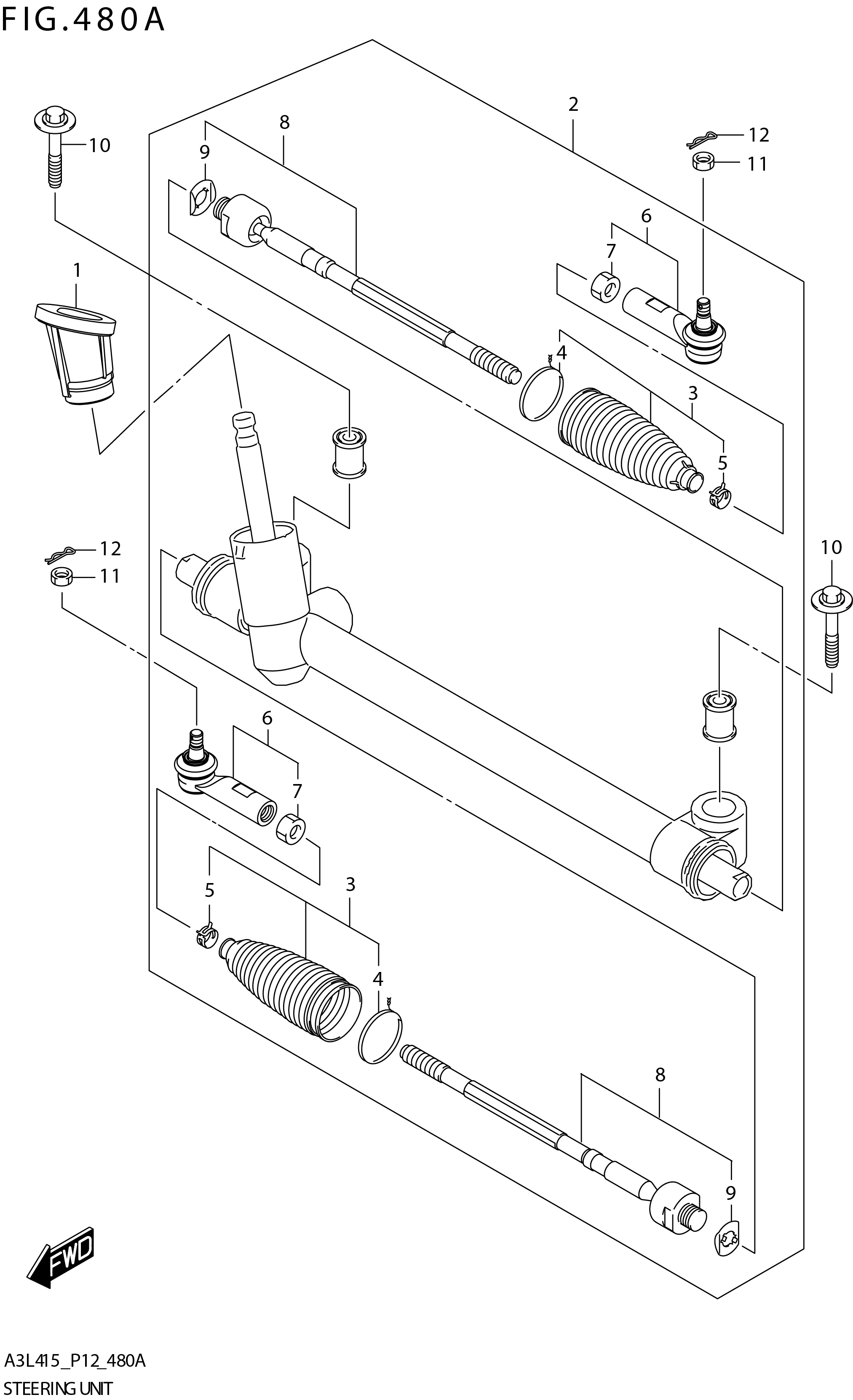 FIG. 480A STEERING UNIT