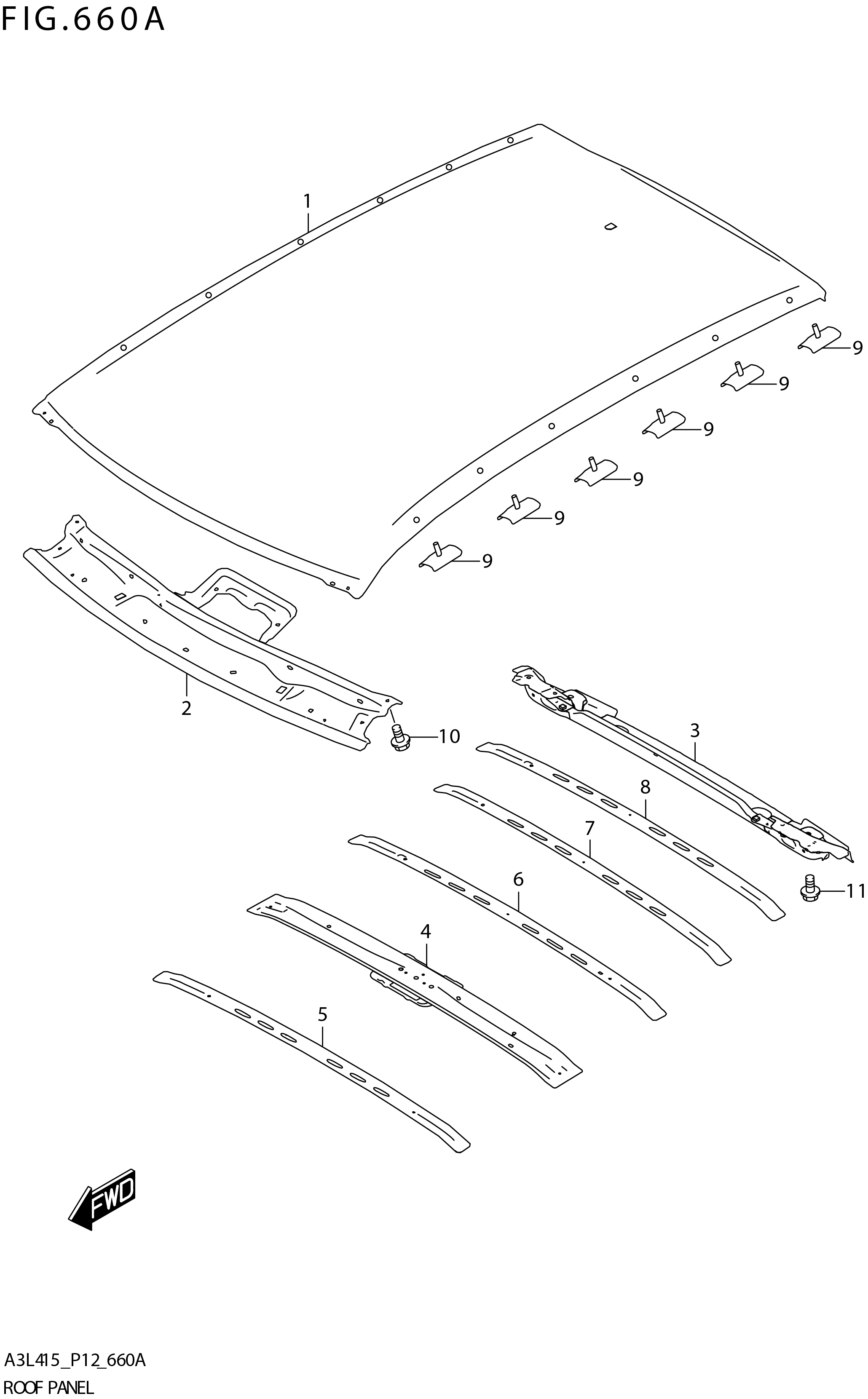 FIG. 660A ROOF PANEL (N_AEBR)