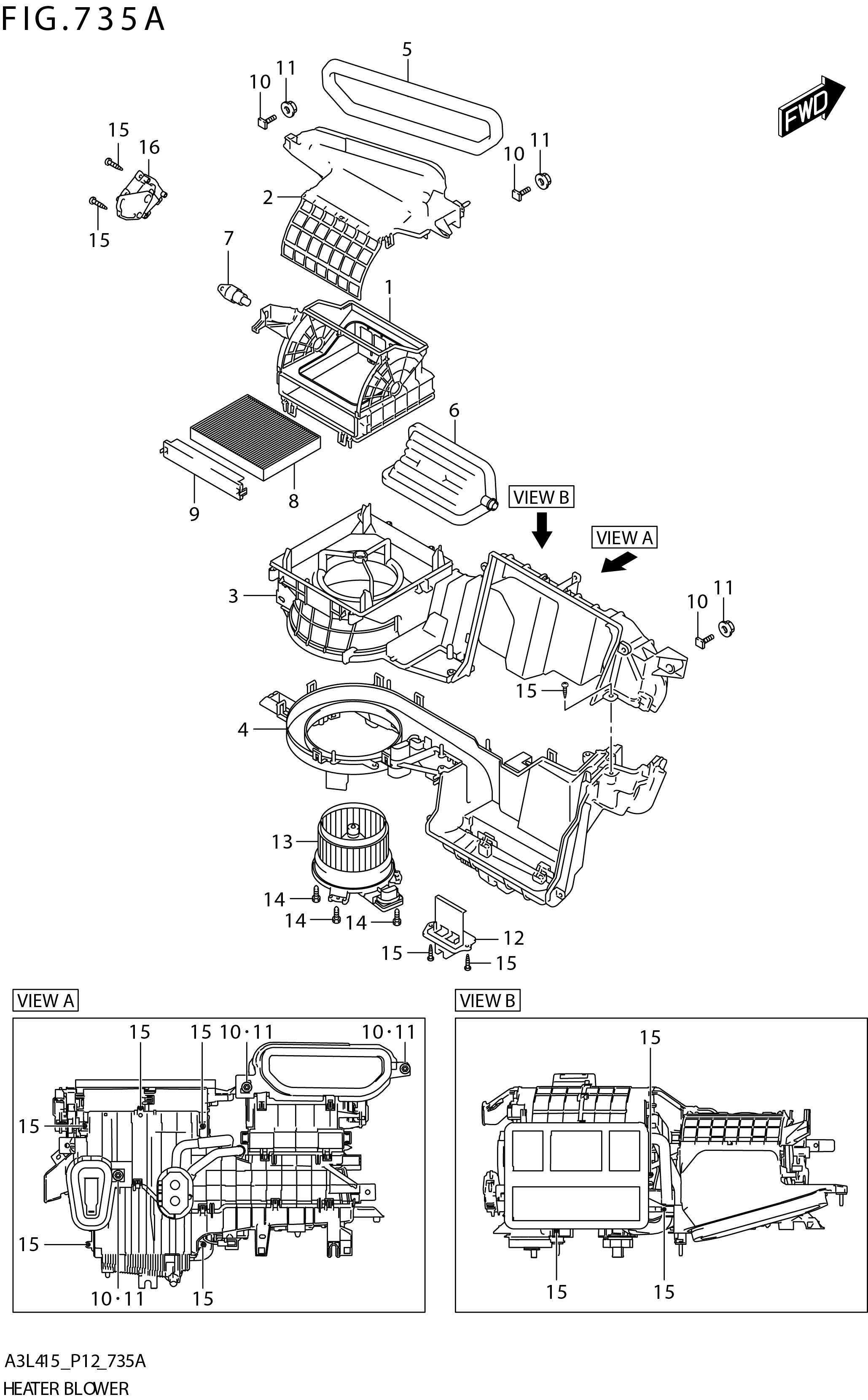 FIG. 735A HEATERBLOWER 