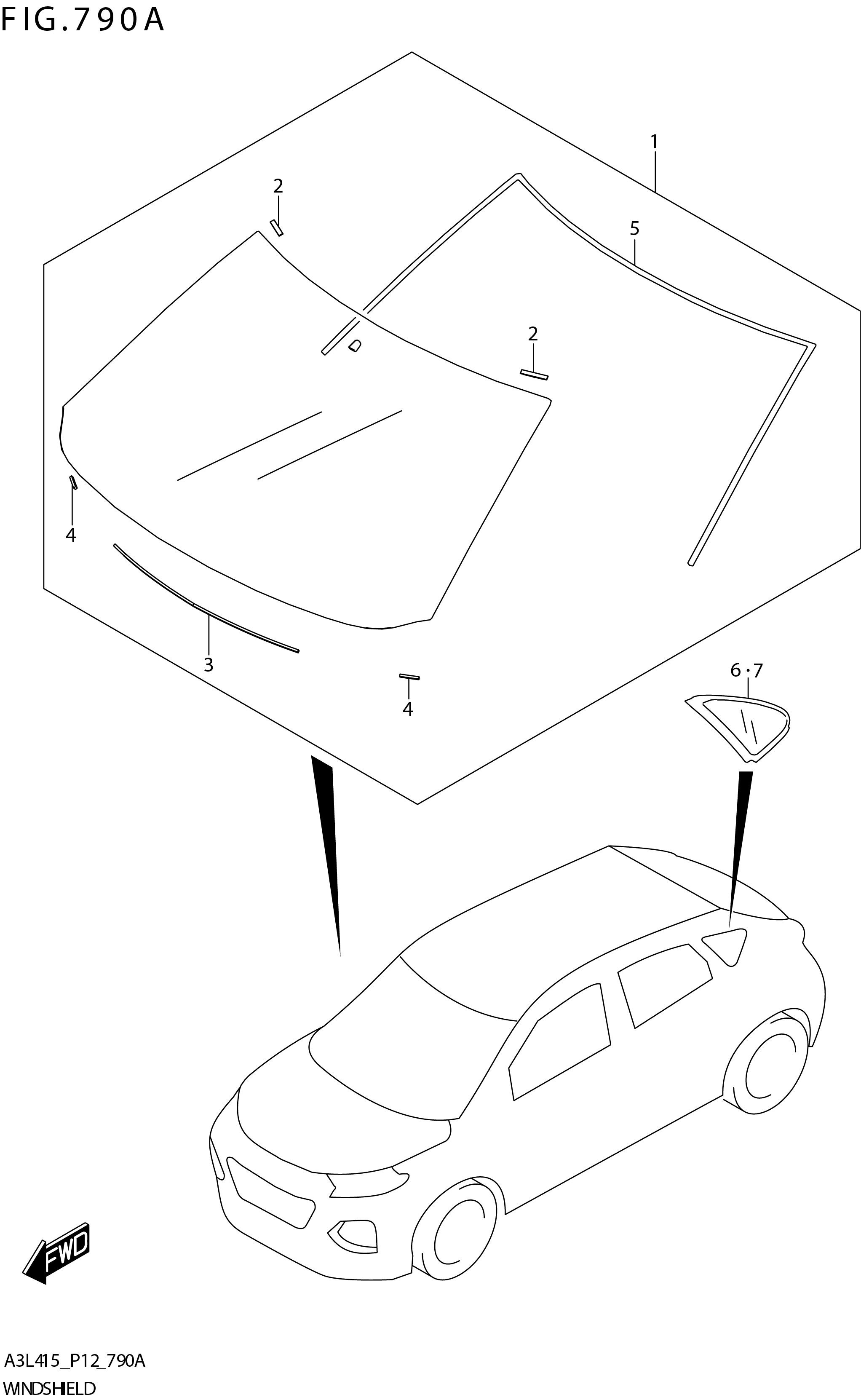 FIG. 790A WINDSHIELD (N_AEBR)