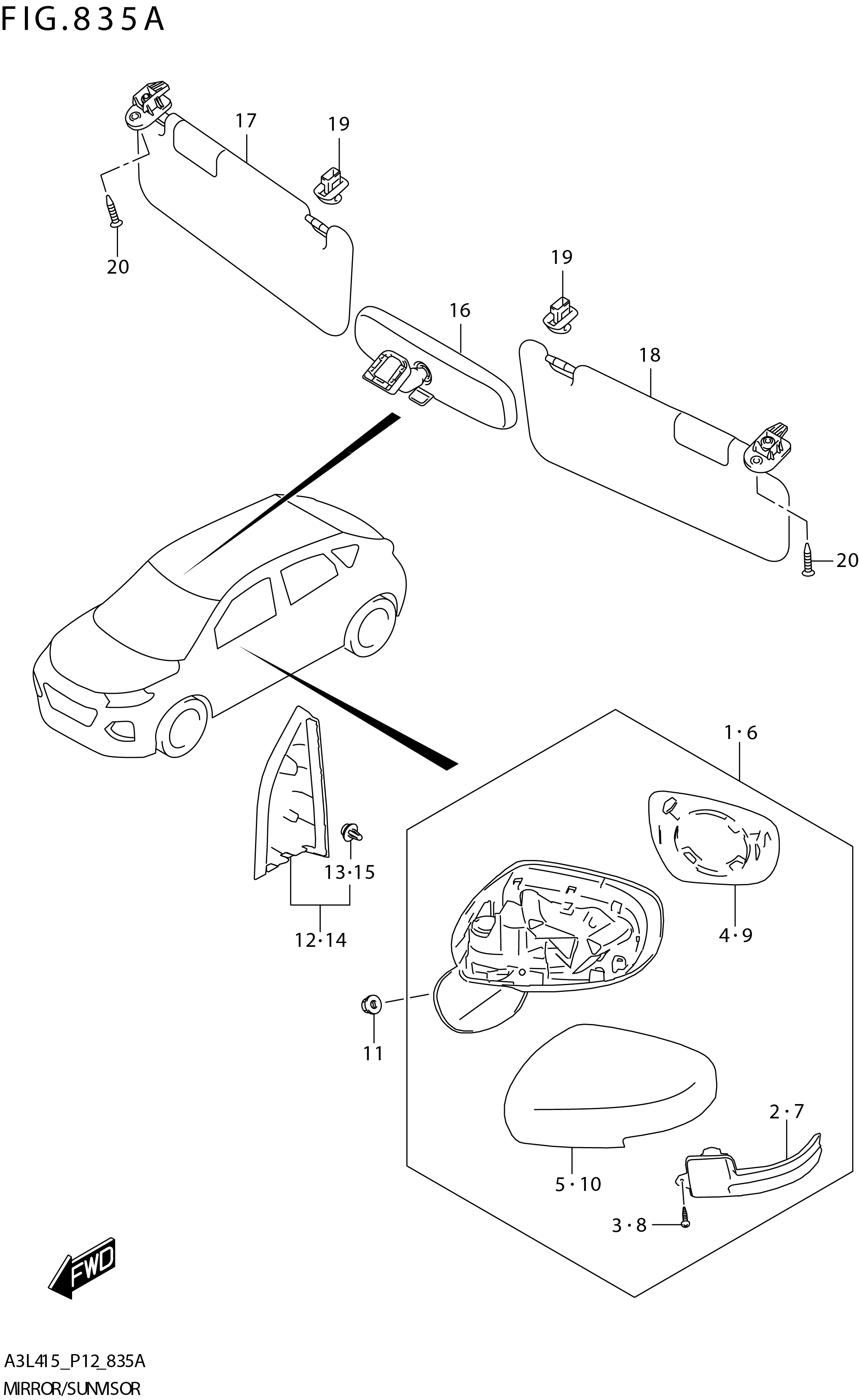 FIG. 835A MIRROR BR 