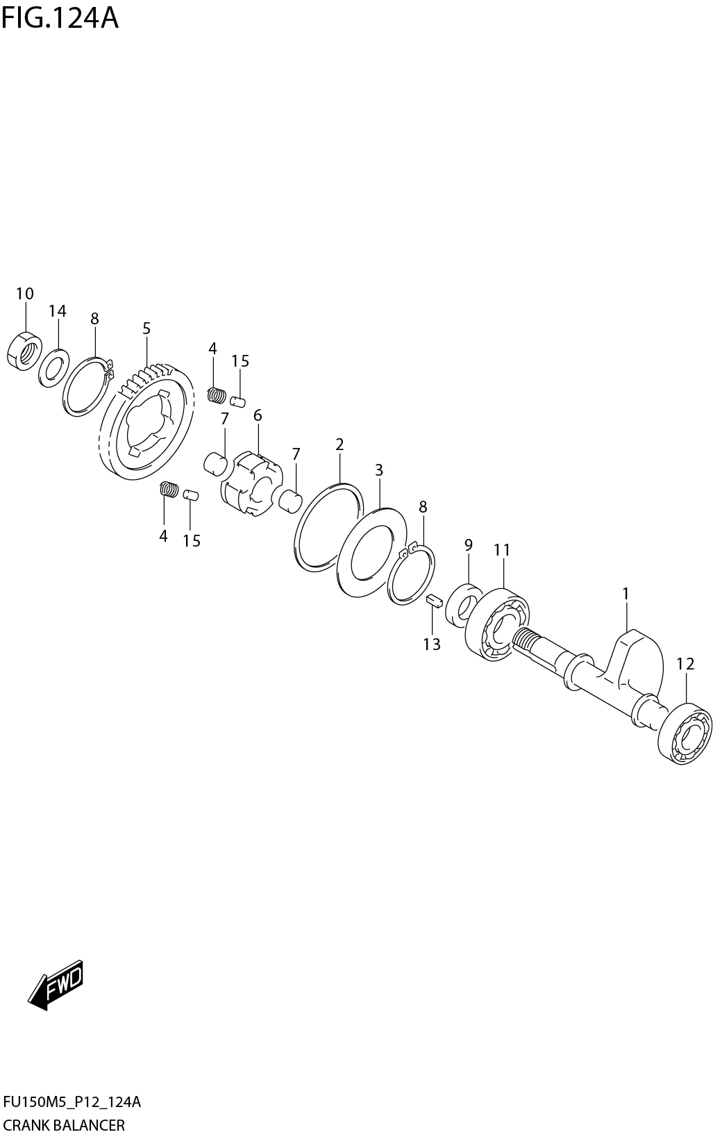 FIG. 124A CRANK BALANCER