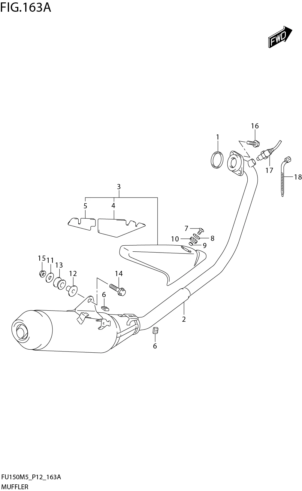FIG. 163A MUFFLER
